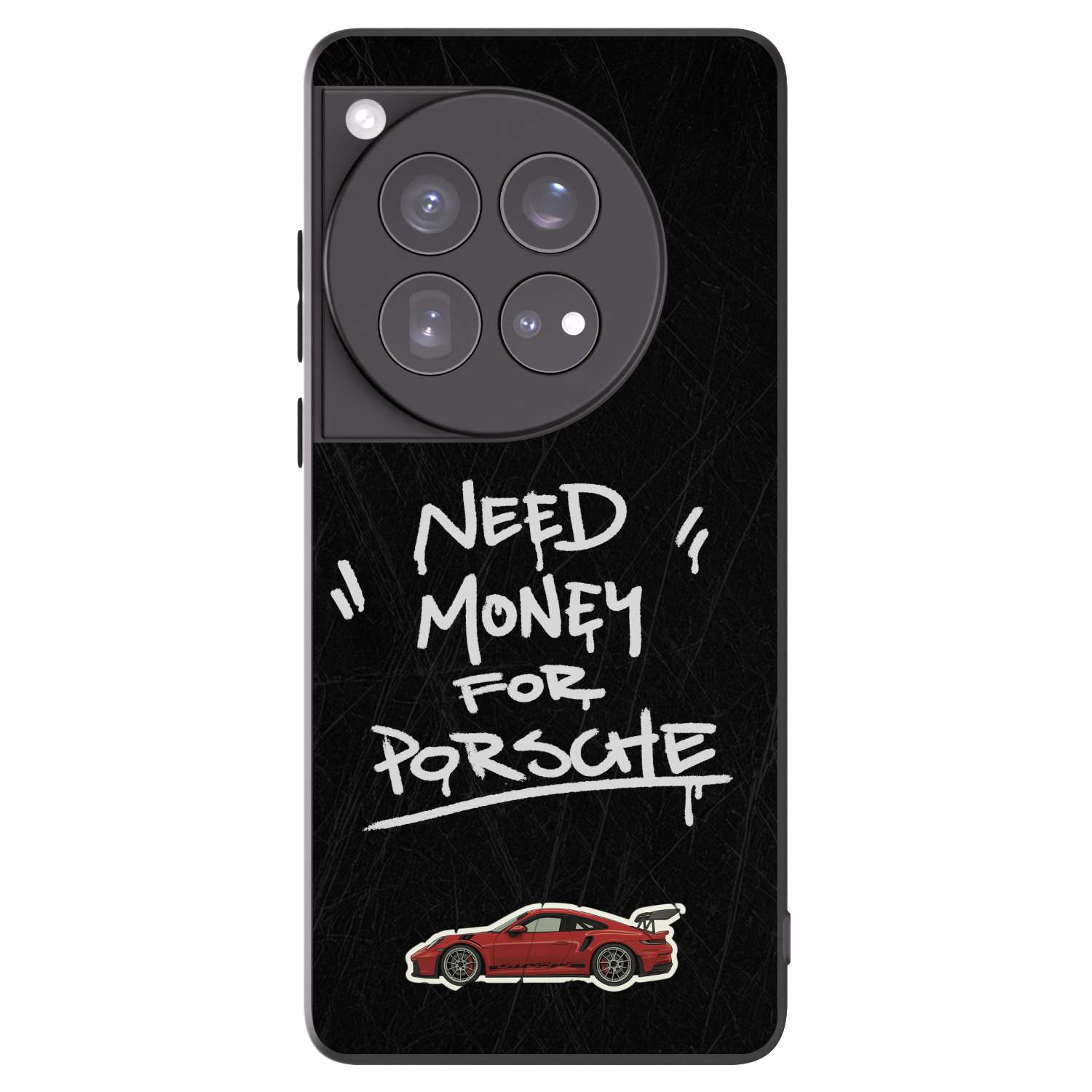 Picasee silikonowe czarne etui na OnePlus 12 5G - Dark Racer