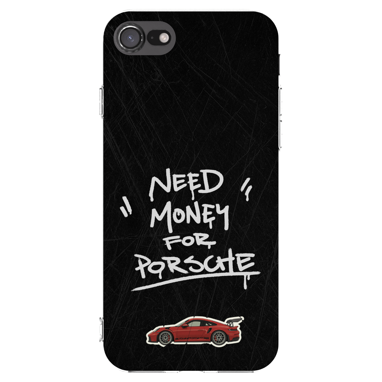 Picasee silikonowe przeźroczyste etui na Apple iPhone 7 - Dark Racer