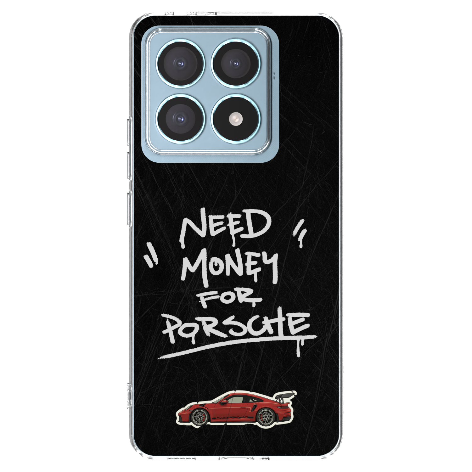 Picasee silikonowe przeźroczyste etui na Xiaomi 14T Pro - Dark Racer
