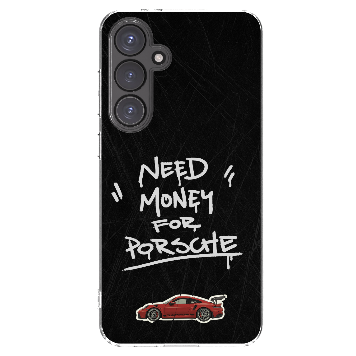 Picasee silikonowe przeźroczyste etui na Samsung Galaxy S24 FE S721B - Dark Racer