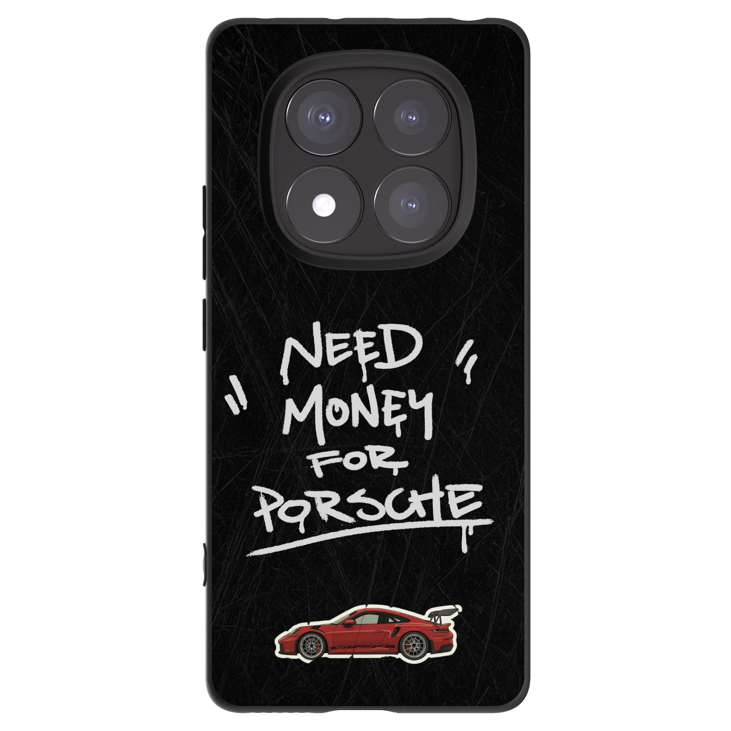 Picasee silikonowe czarne etui na Xiaomi Redmi Note 14 Pro+ 5G - Dark Racer