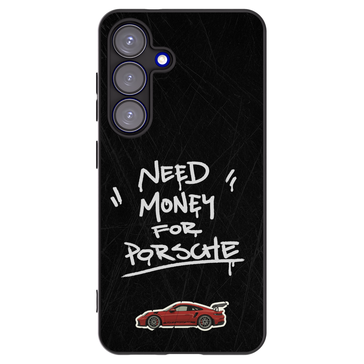 Picasee silikonowe czarne etui na Samsung Galaxy S25 5G - Dark Racer