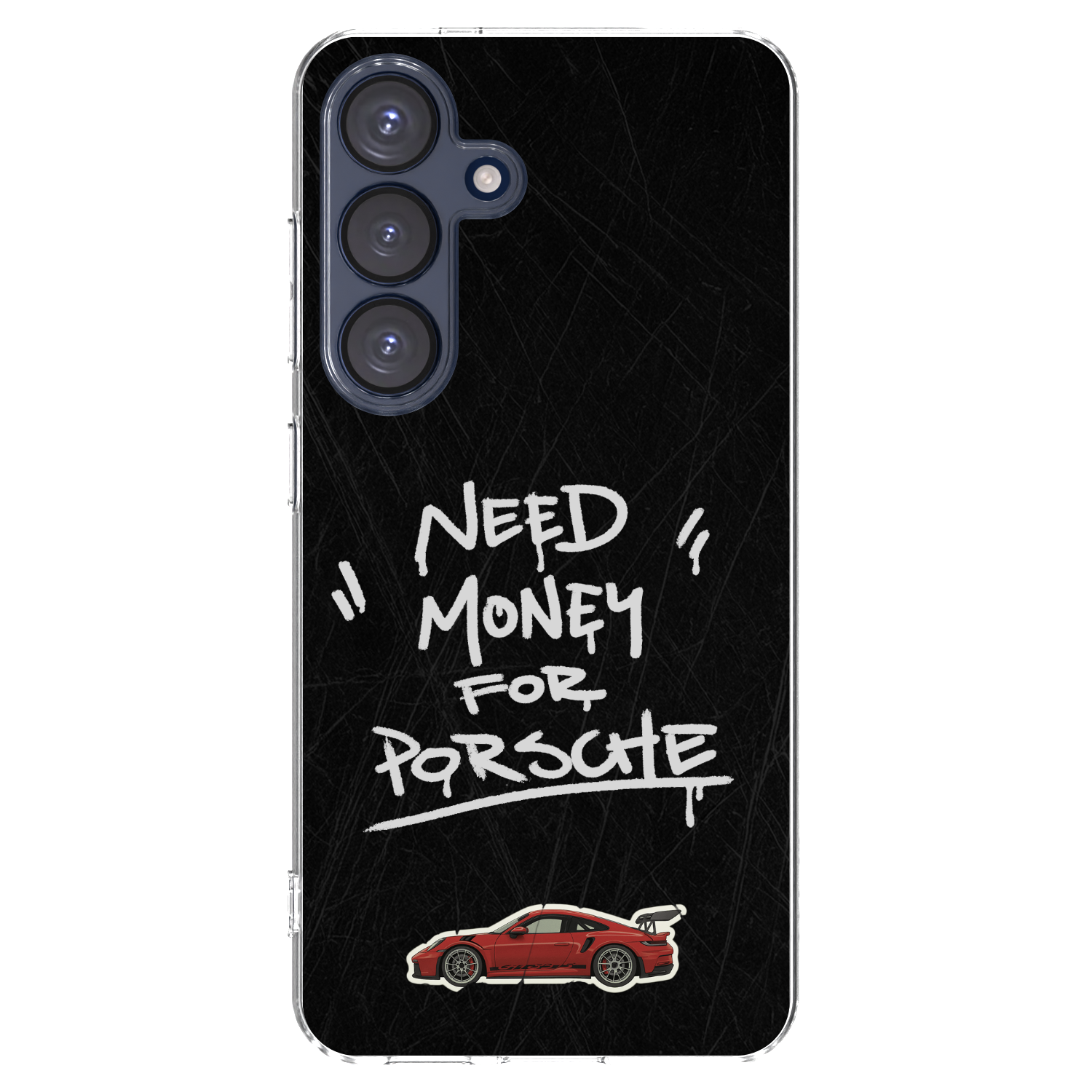 Picasee silikonowe przeźroczyste etui na Samsung Galaxy S25 5G - Dark Racer