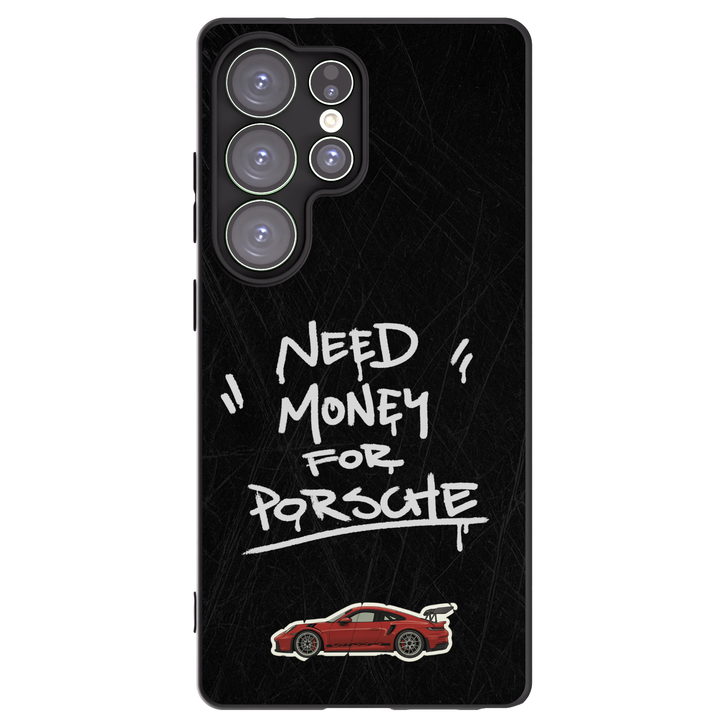 Picasee silikonowe czarne etui na Samsung Galaxy S25 Ultra 5G - Dark Racer