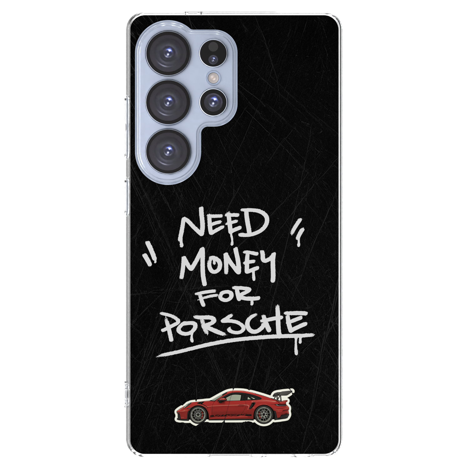Picasee silikonowe przeźroczyste etui na Samsung Galaxy S25 Ultra 5G - Dark Racer