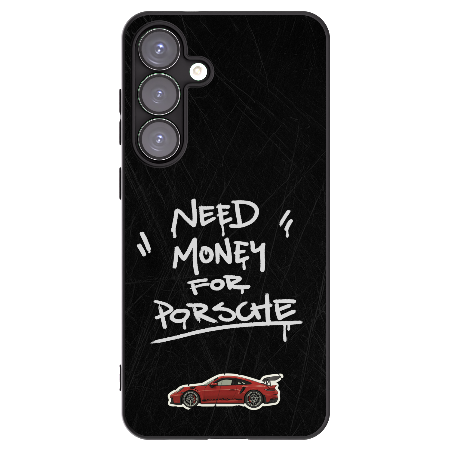 Picasee silikonowe czarne etui na Samsung Galaxy S25+ 5G - Dark Racer