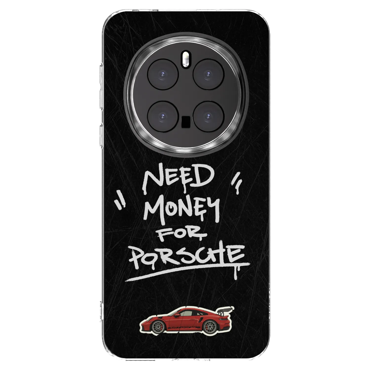 Picasee silikonowe przeźroczyste etui na Honor Magic7 Pro 5G - Dark Racer
