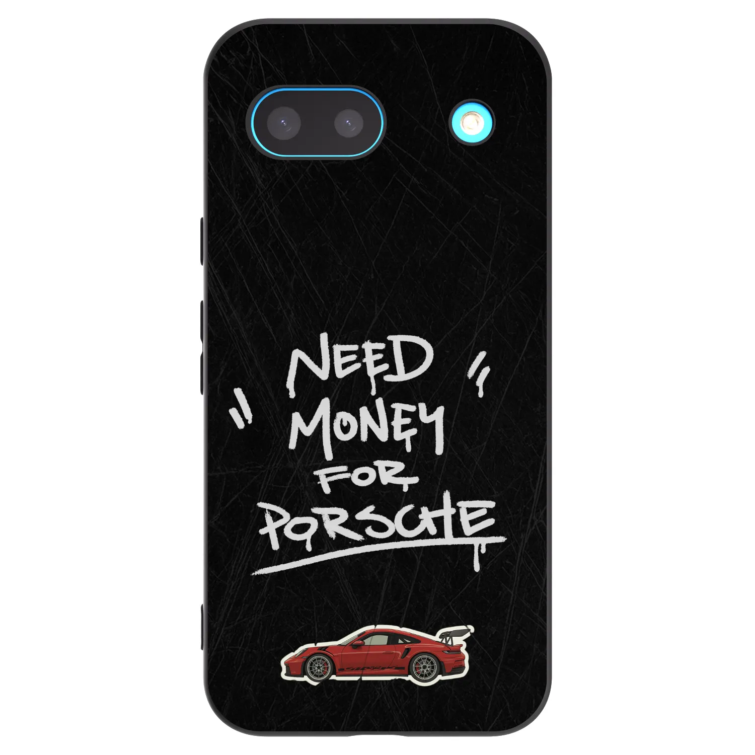 Picasee silikonowe czarne etui na Google Pixel 8a - Dark Racer