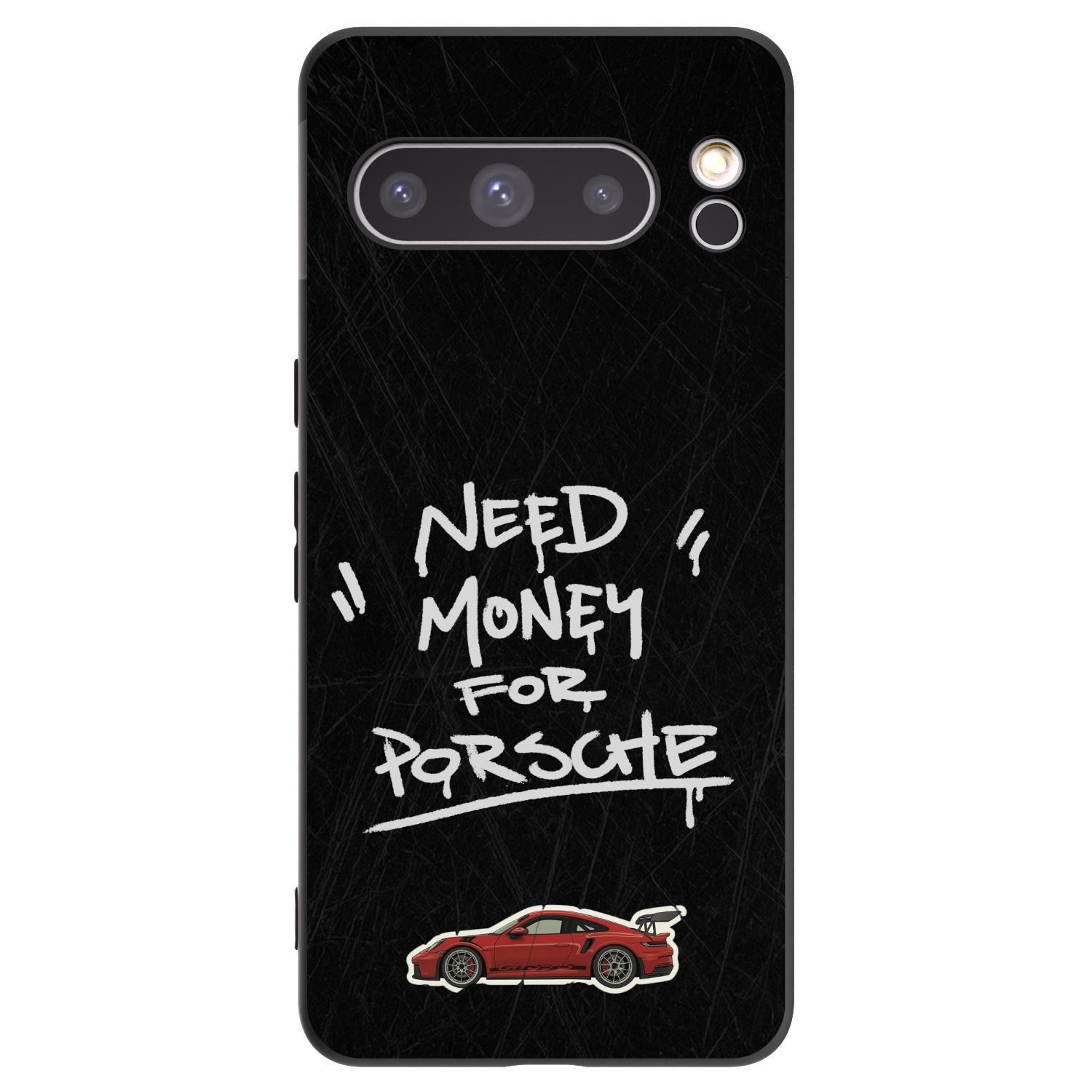 Picasee silikonowe czarne etui na Google Pixel 8 Pro - Dark Racer