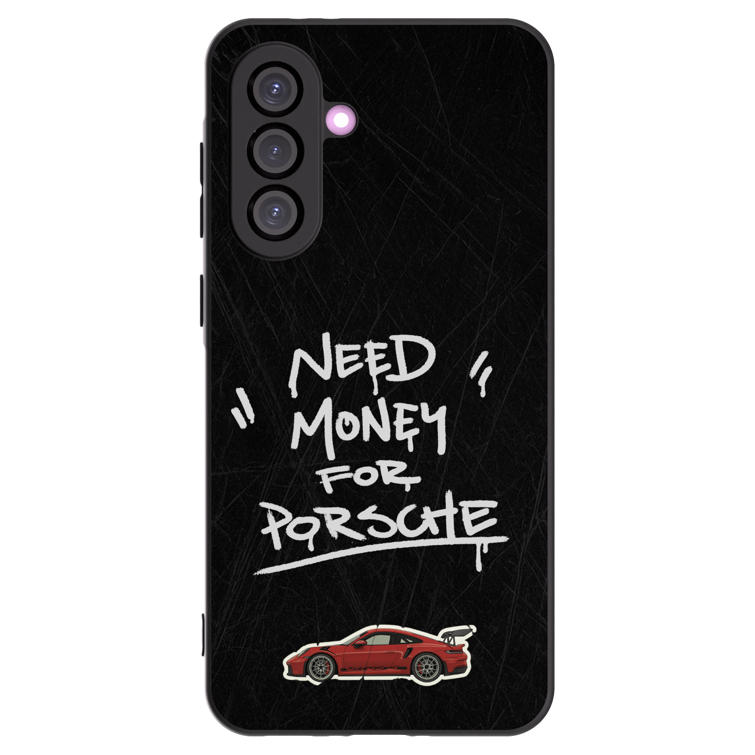 Picasee silikonowe czarne etui na Samsung Galaxy A36 5G - Dark Racer