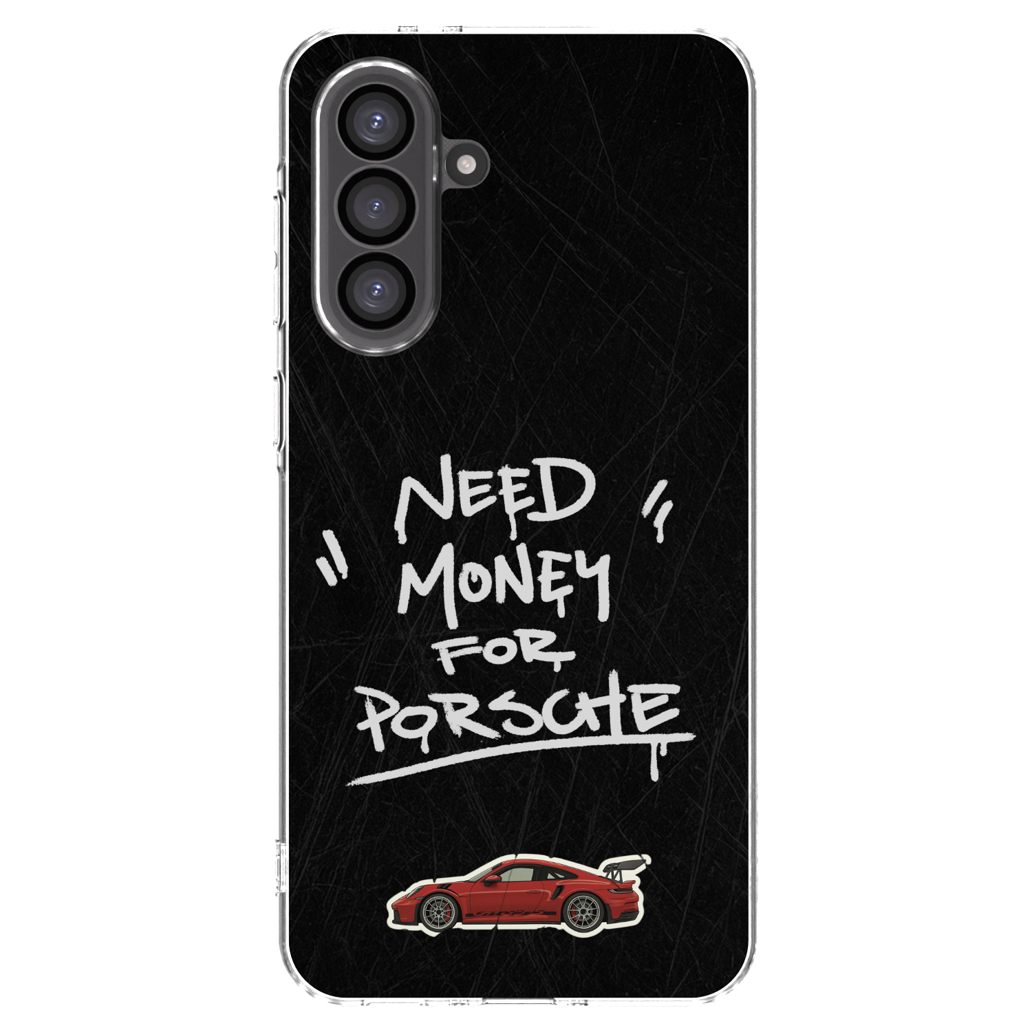 Picasee silikonowe przeźroczyste etui na Samsung Galaxy A36 5G - Dark Racer