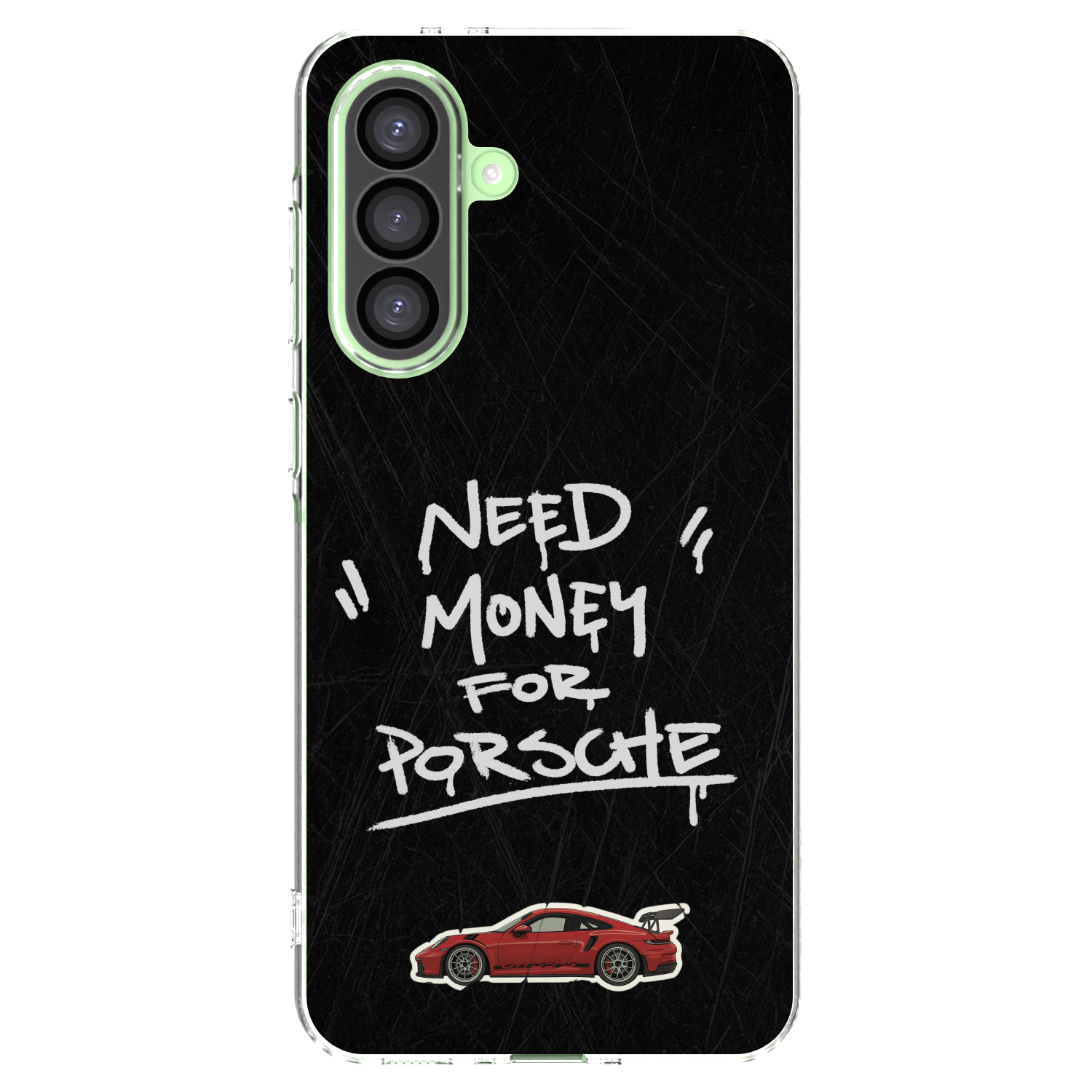 Picasee silikonowe przeźroczyste etui na Samsung Galaxy A26 5G A266B - Dark Racer