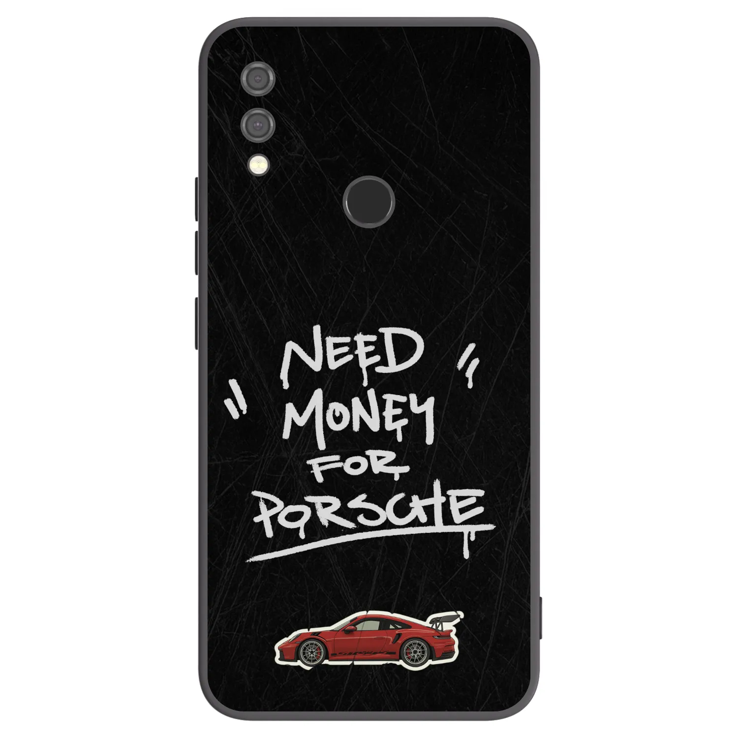 Picasee silikonowe czarne etui na Xiaomi Redmi Note 7 - Dark Racer