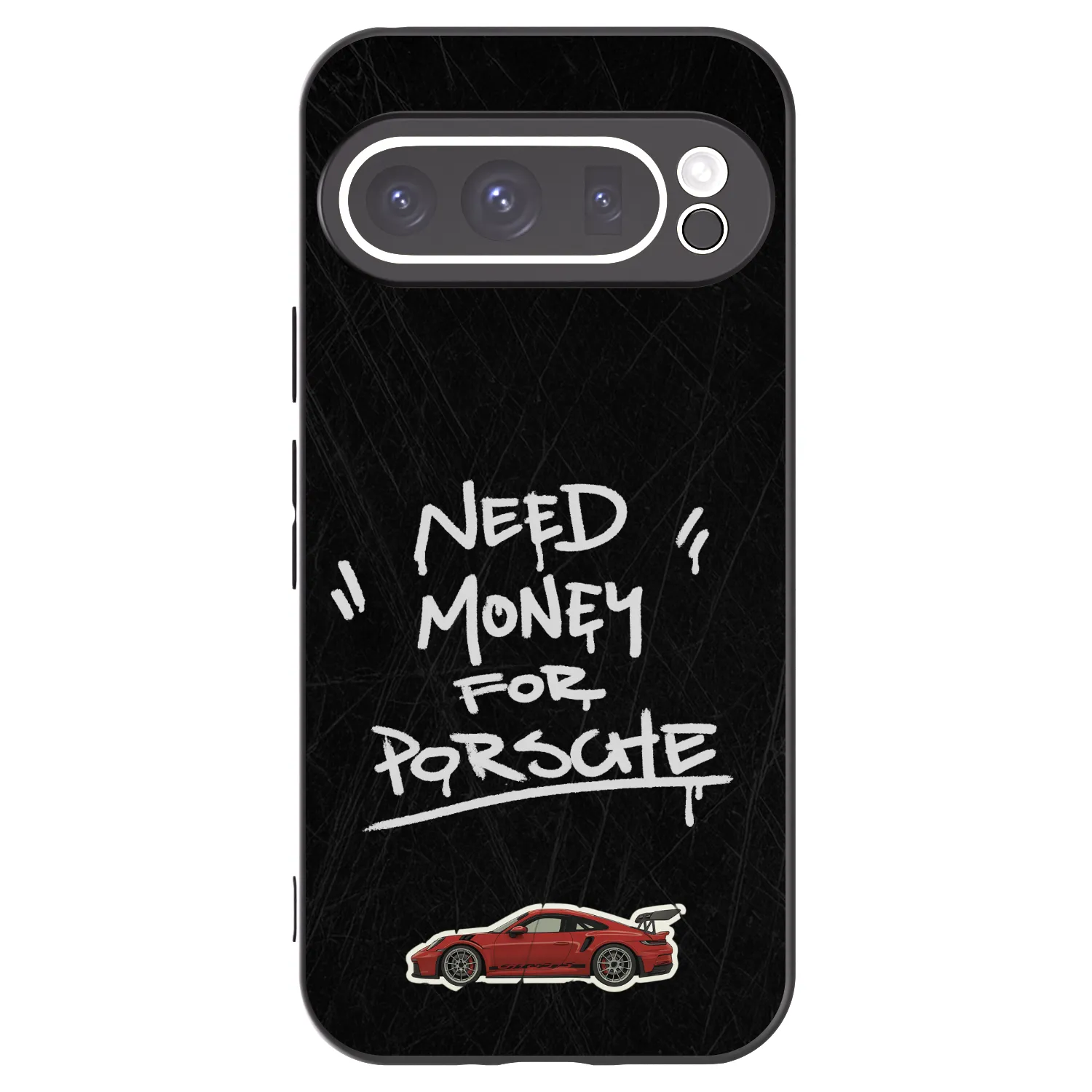 Picasee silikonowe czarne etui na Google Pixel 9 Pro - Dark Racer
