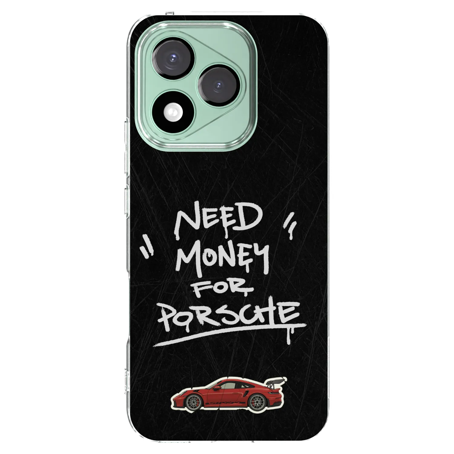 Picasee silikonowe przeźroczyste etui na Honor 400 Lite 5G - Dark Racer