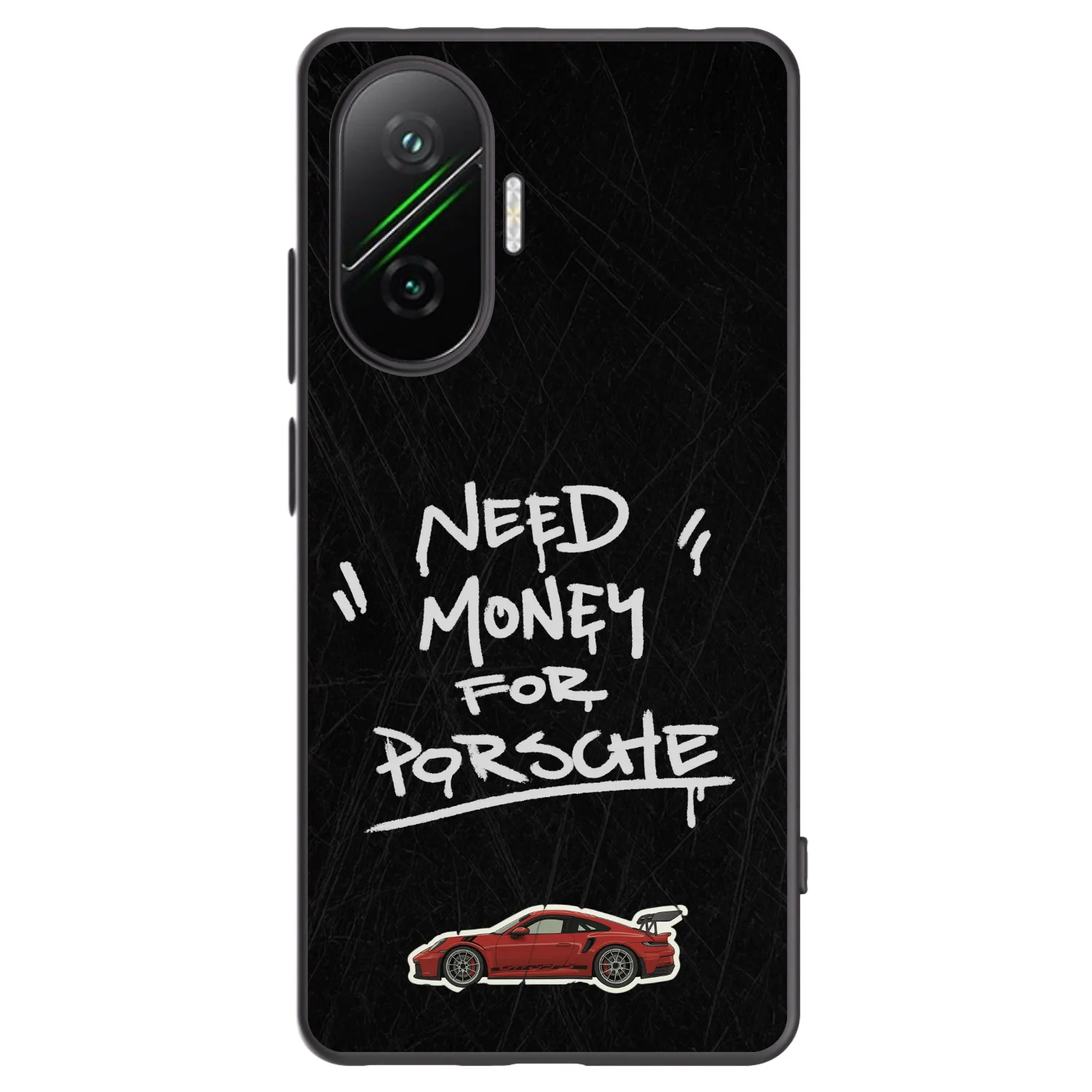 Picasee silikonowe czarne etui na Xiaomi Poco F7 Pro 5G - Dark Racer