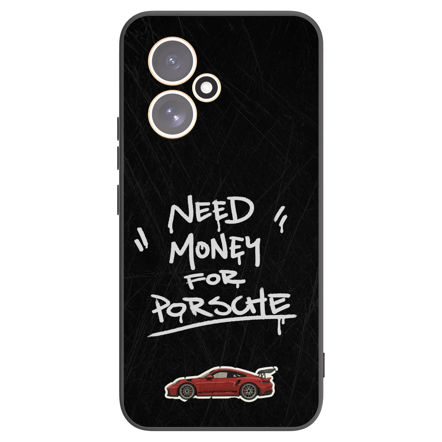 Picasee silikonowe czarne etui na Honor 400 5G - Dark Racer