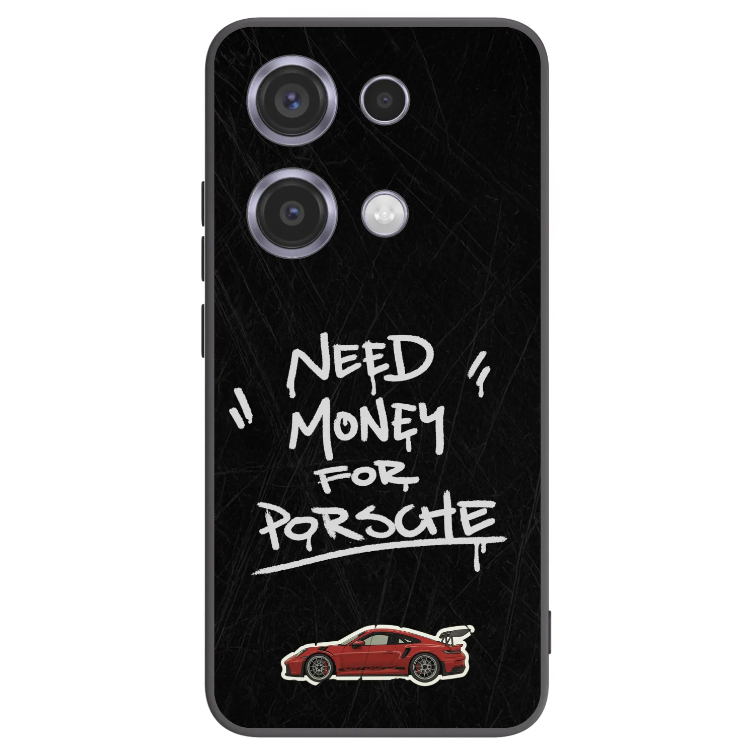 Picasee silikonowe czarne etui na Xiaomi Redmi Note 14S - Dark Racer
