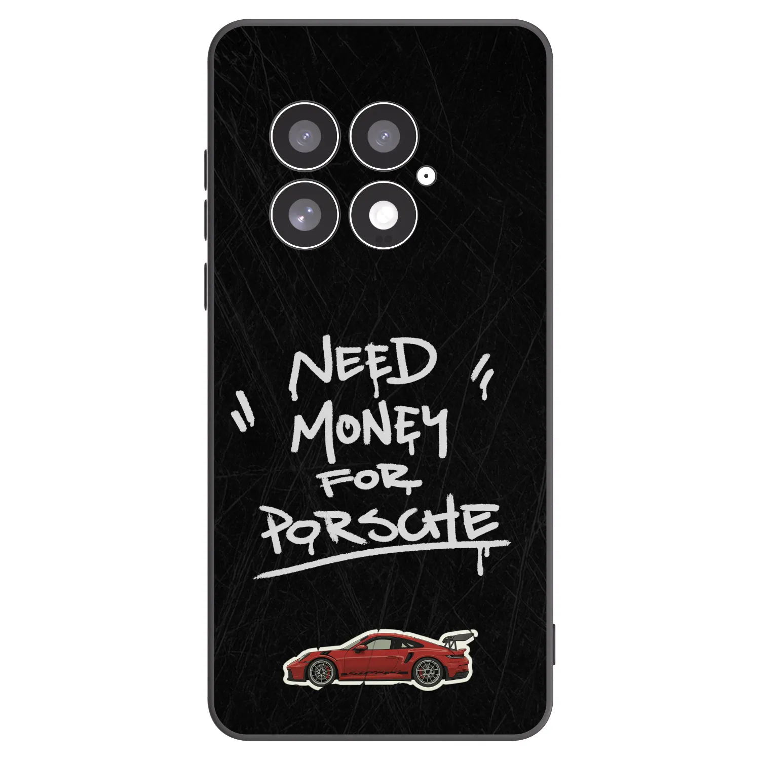 Picasee silikonowe czarne etui na OnePlus 13 5G - Dark Racer