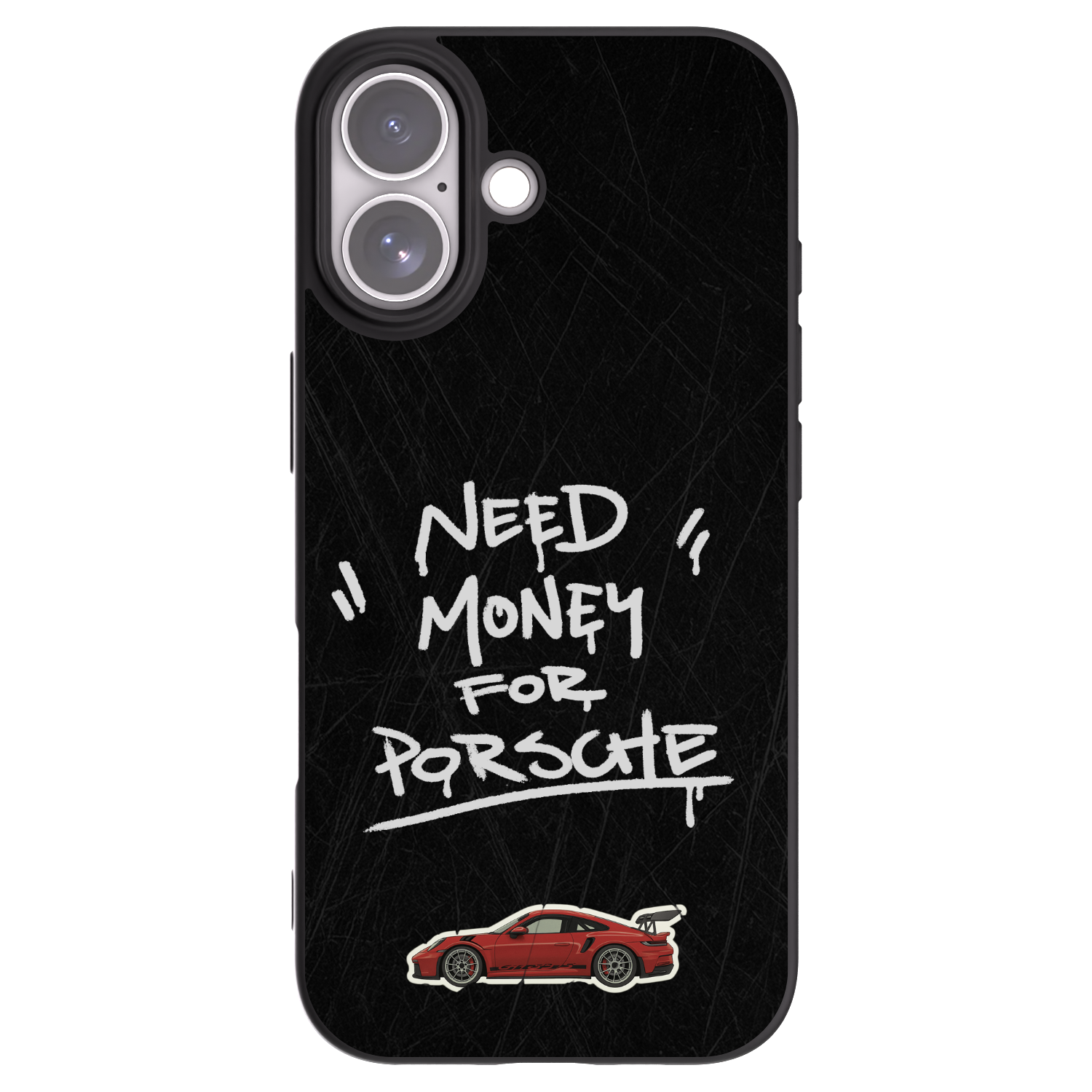 Picasee silikonowe czarne etui na Apple iPhone 17 - Dark Racer