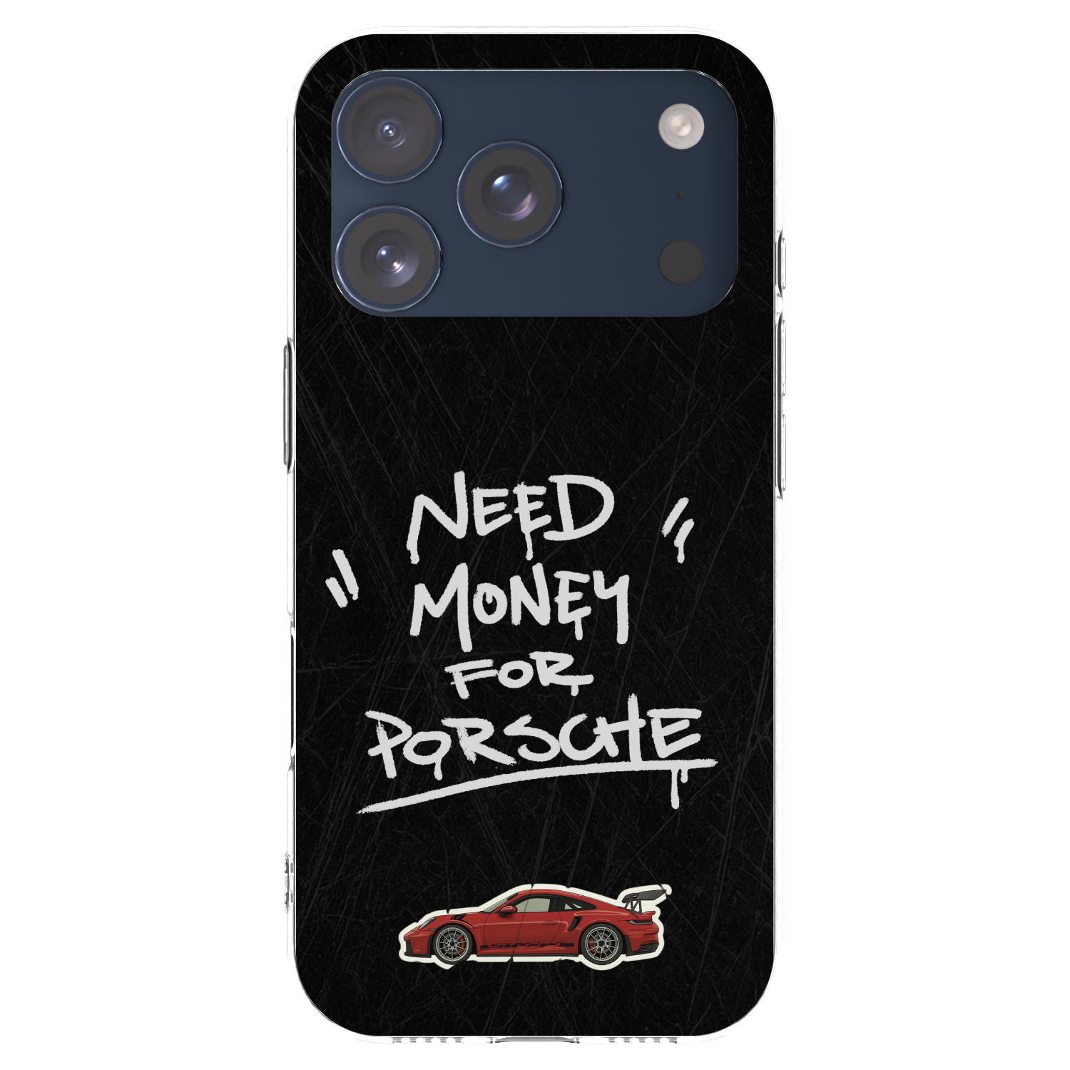 Picasee silikonowe przeźroczyste etui na Apple iPhone 17 Pro - Dark Racer