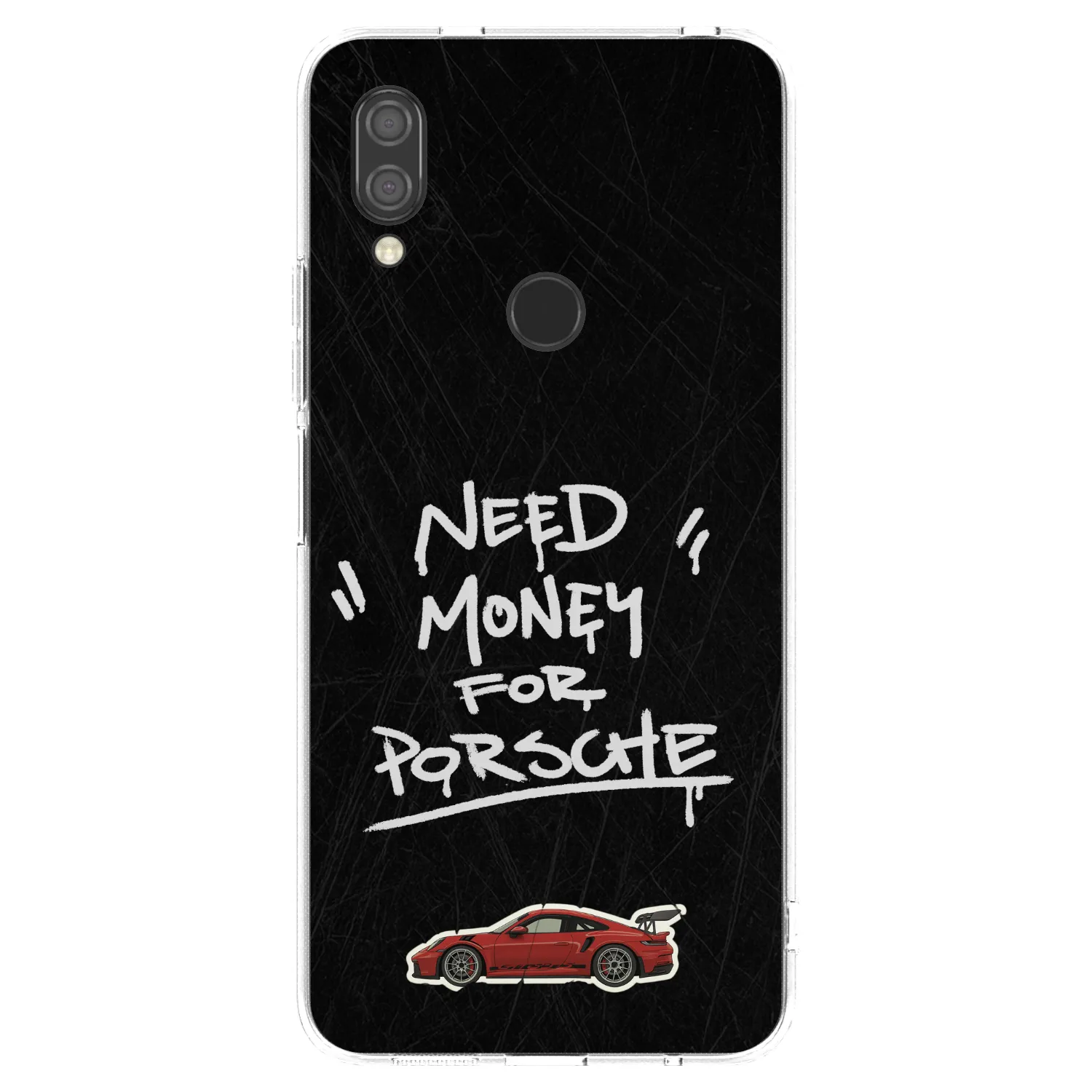 Picasee silikonowe przeźroczyste etui na Xiaomi Redmi 7 - Dark Racer