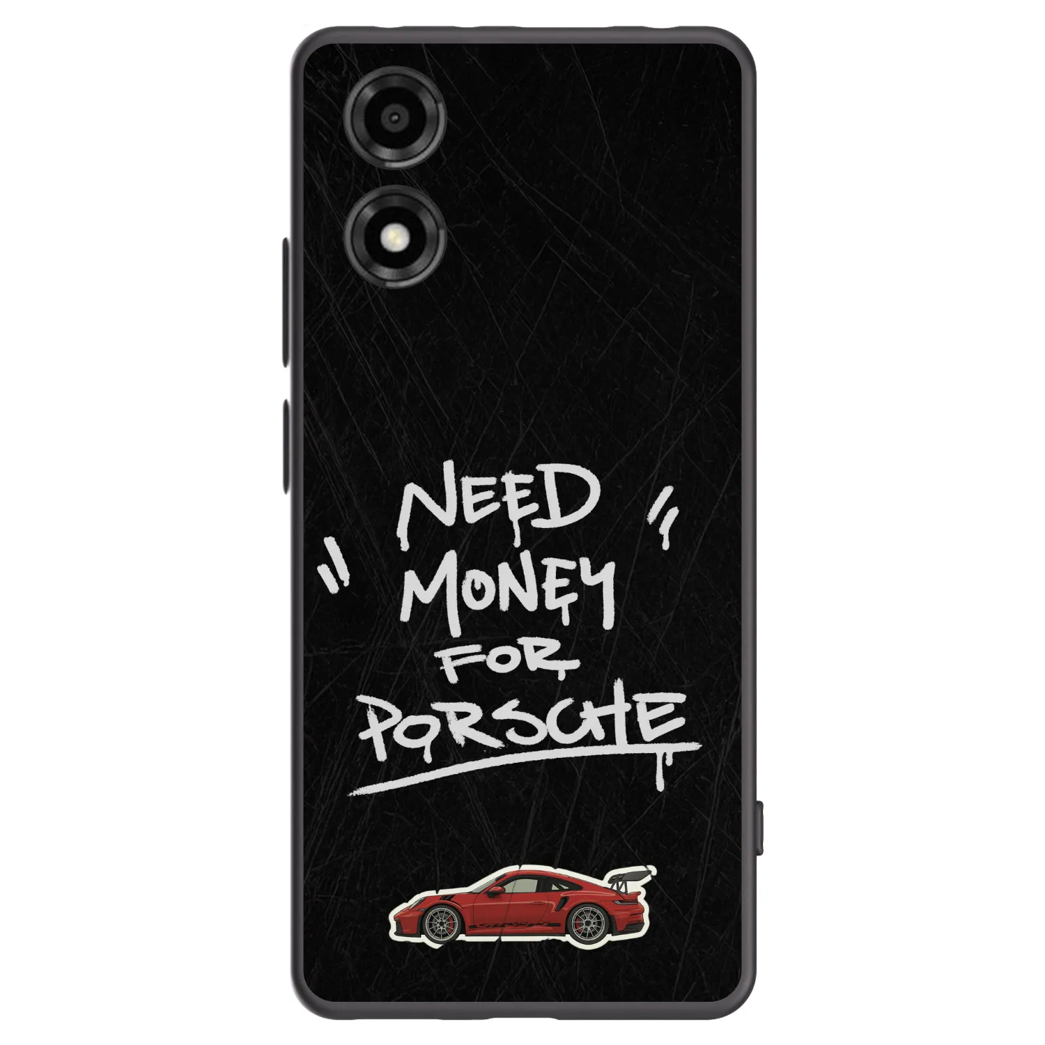 Picasee silikonowe czarne etui na Motorola Moto E14 - Dark Racer