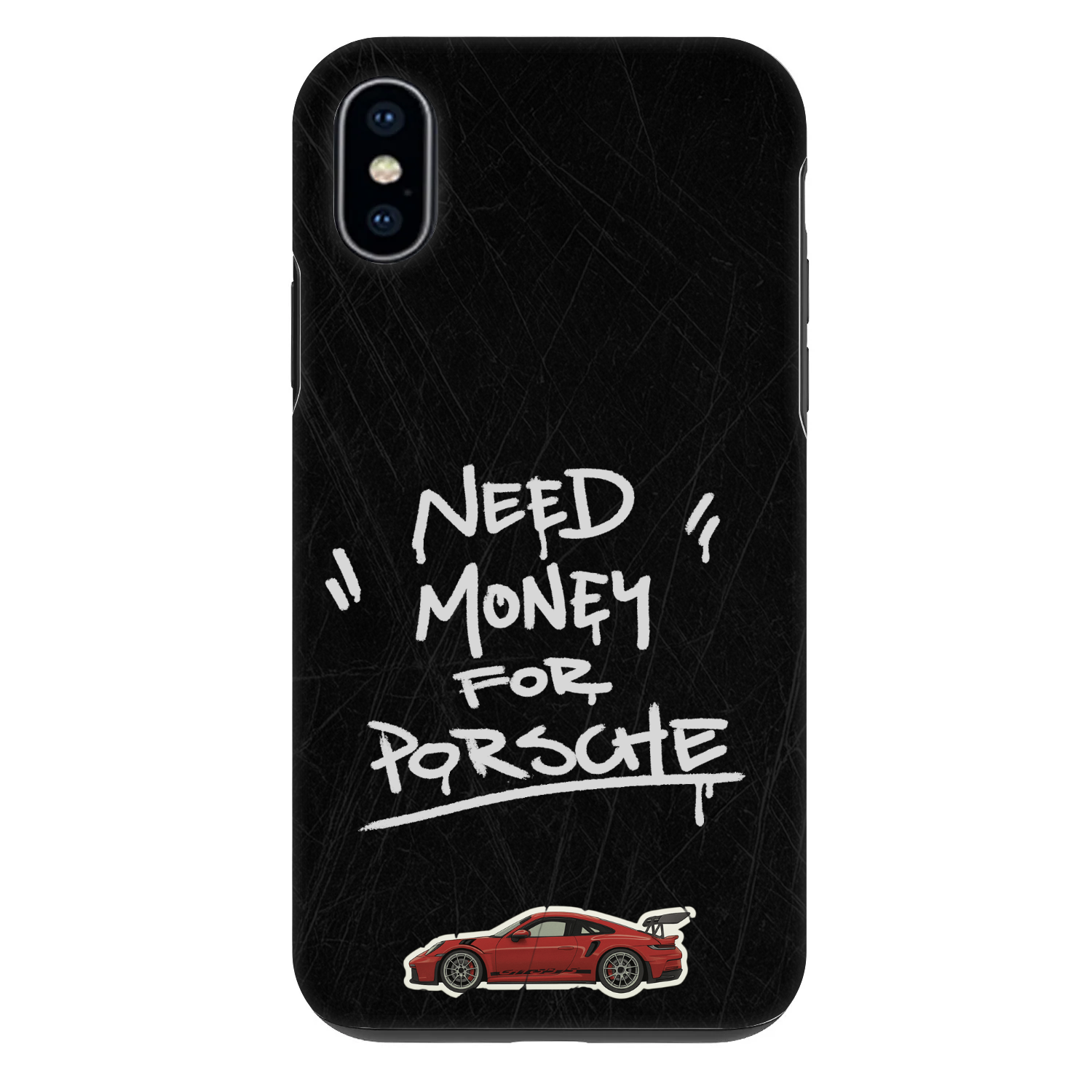 Picasee Fashion Case na Apple iPhone X/XS - Dark Racer