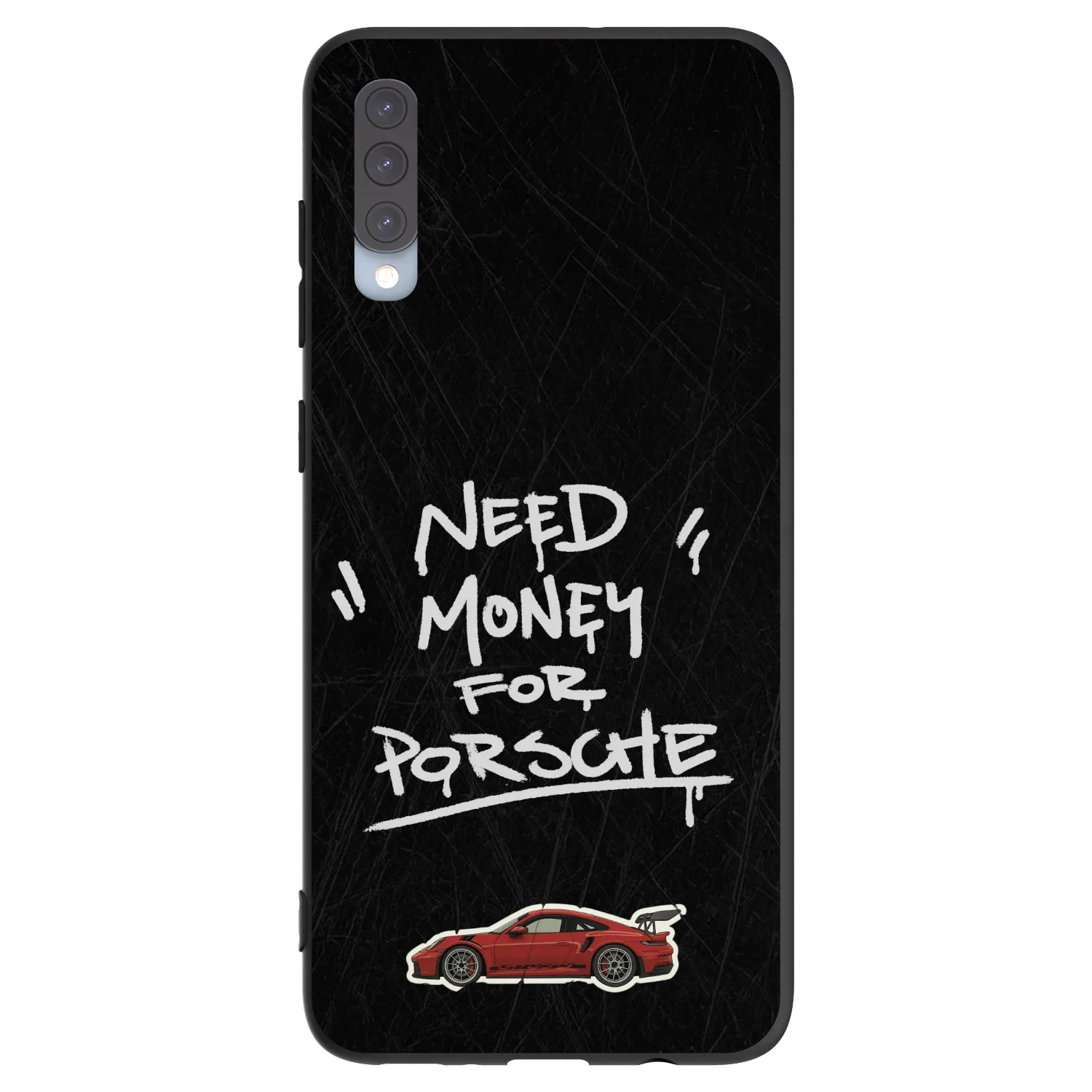 Picasee silikonowe czarne etui na Samsung Galaxy A70 A705F - Dark Racer