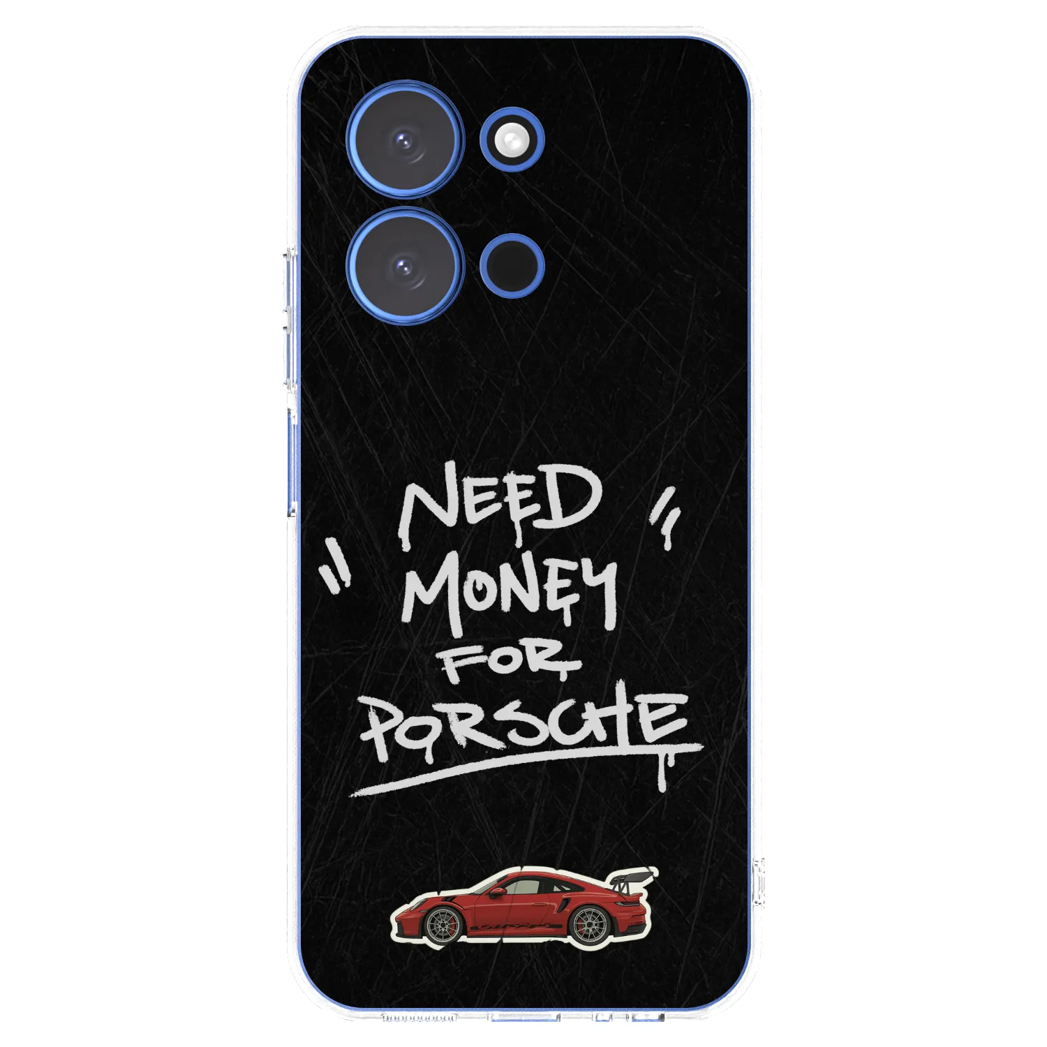 Picasee silikonowe przeźroczyste etui na Xiaomi Redmi 15C 4G - Dark Racer