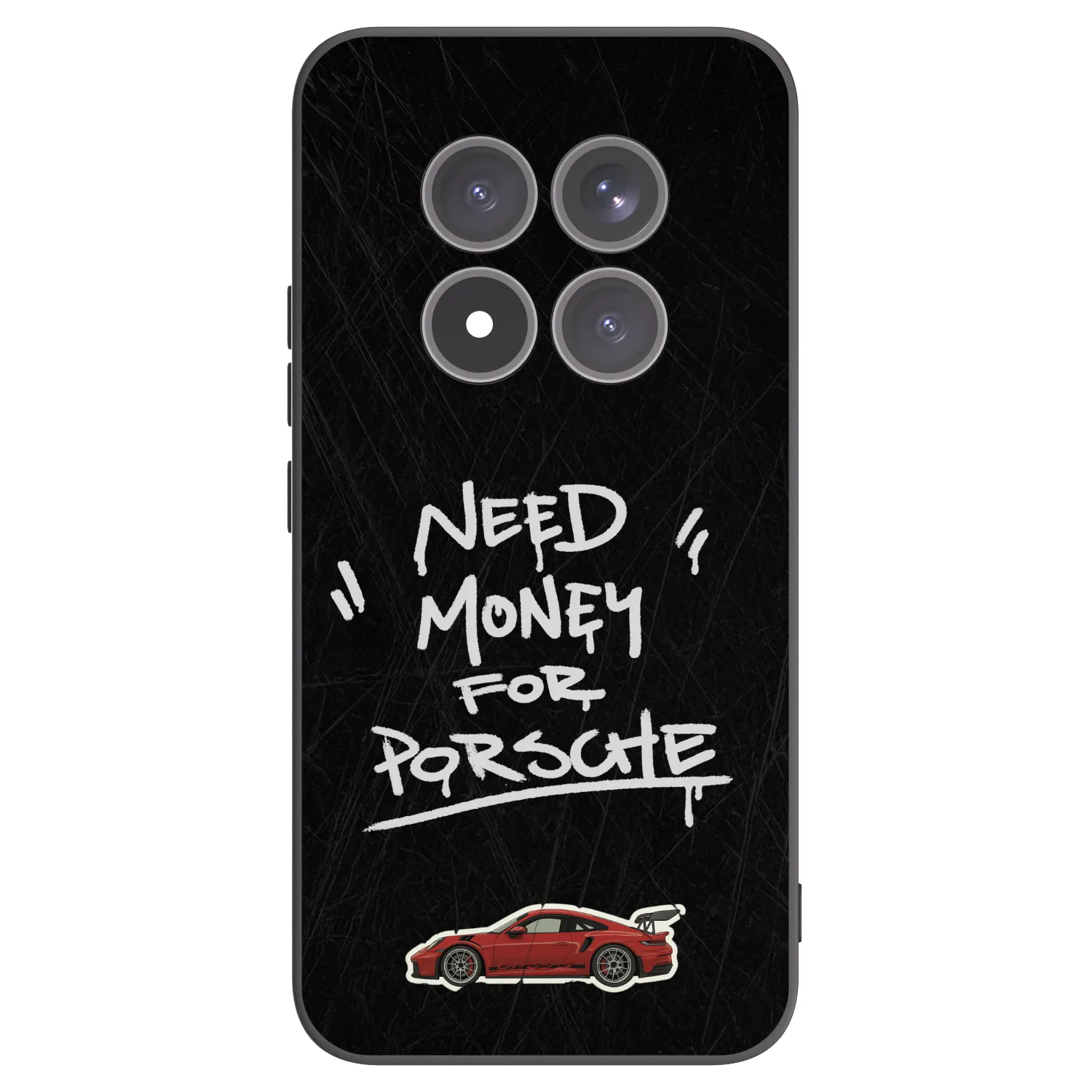 Picasee silikonowe czarne etui na Xiaomi Redmi Note 15 Pro+ - Dark Racer