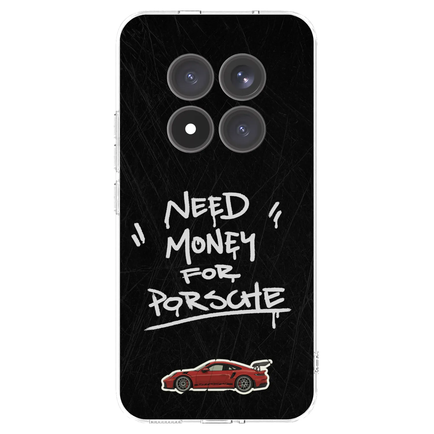 Picasee silikonowe przeźroczyste etui na Xiaomi Redmi Note 15 Pro+ - Dark Racer