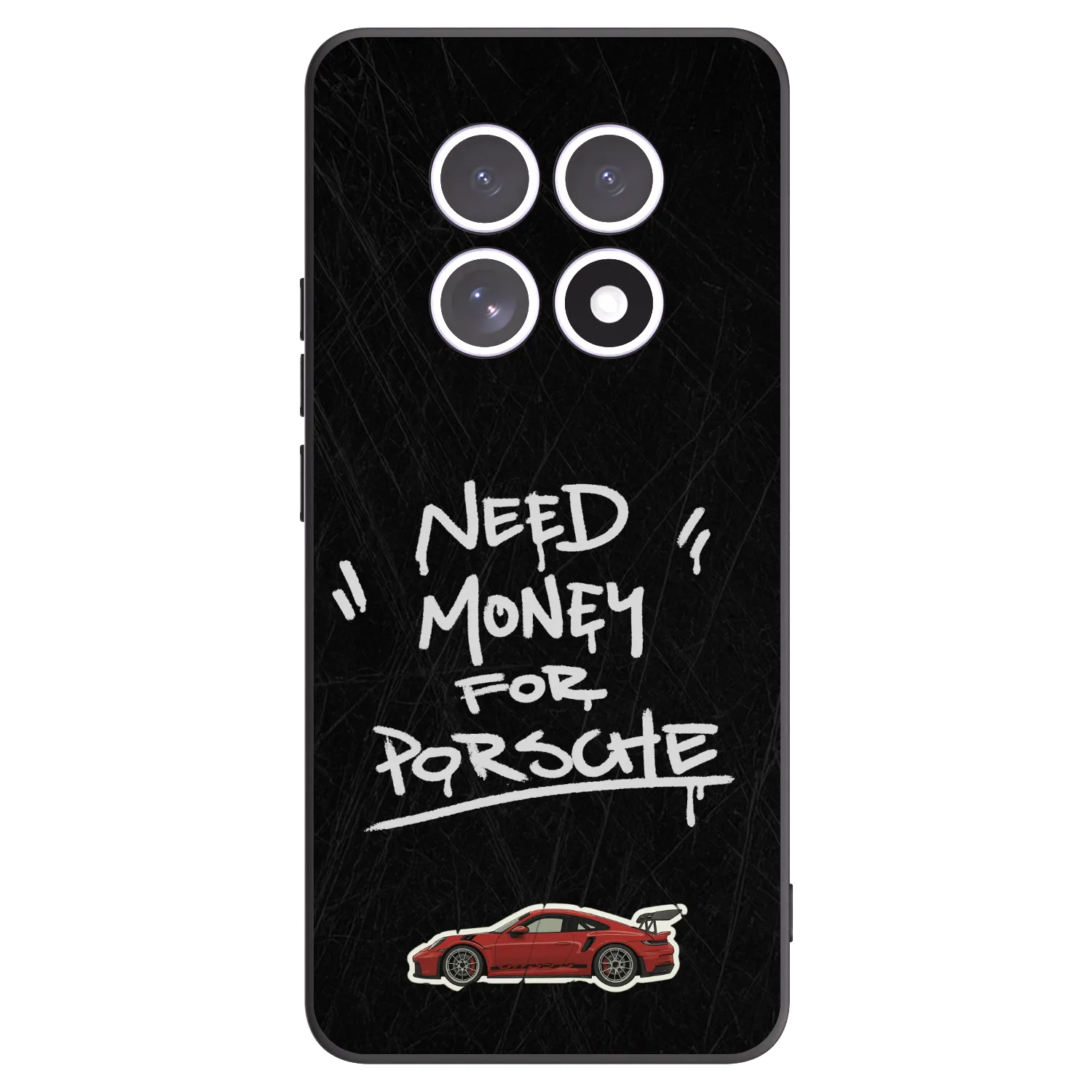 Picasee silikonowe czarne etui na Xiaomi Redmi Note 15 4G - Dark Racer