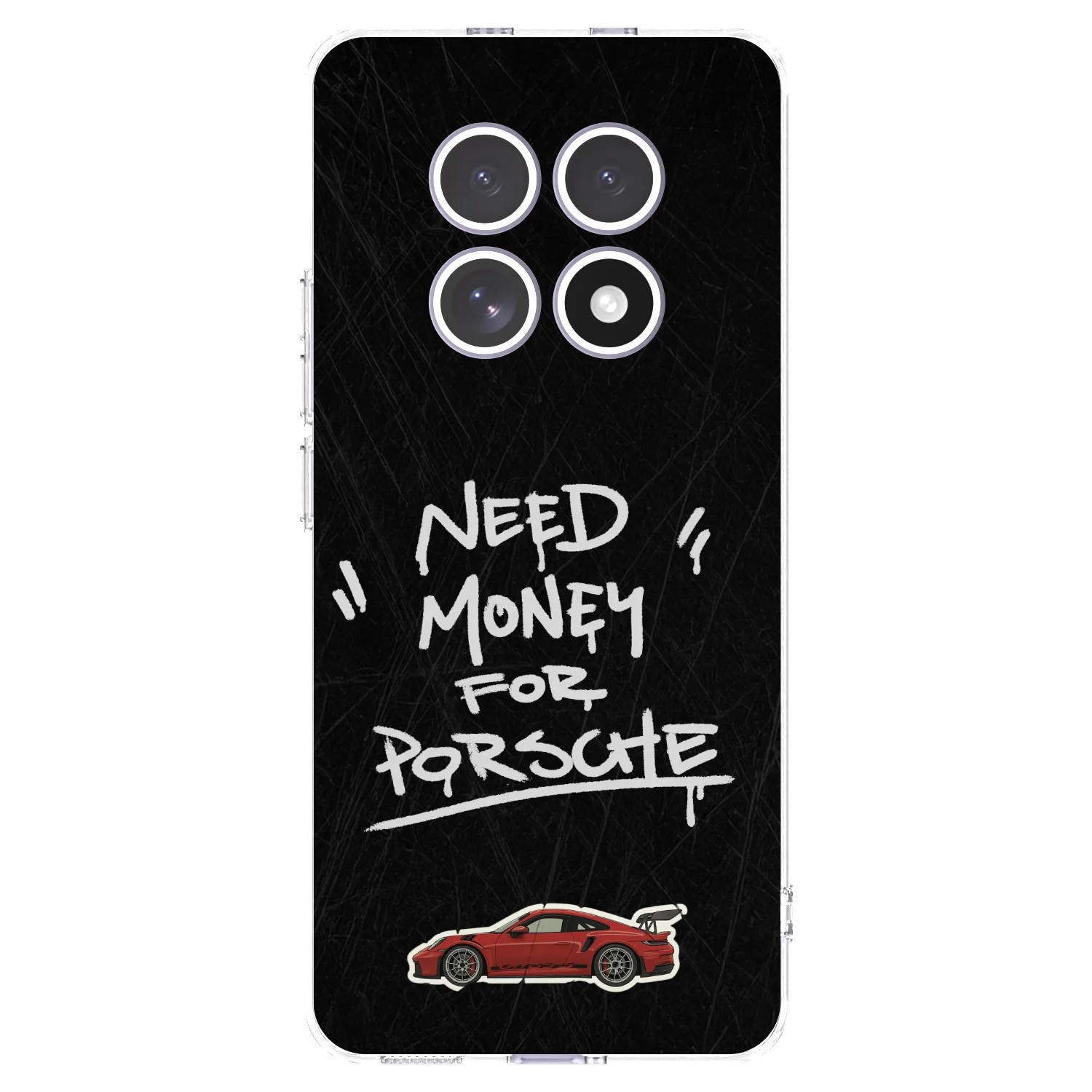 Picasee silikonowe przeźroczyste etui na Xiaomi Redmi Note 15 4G - Dark Racer
