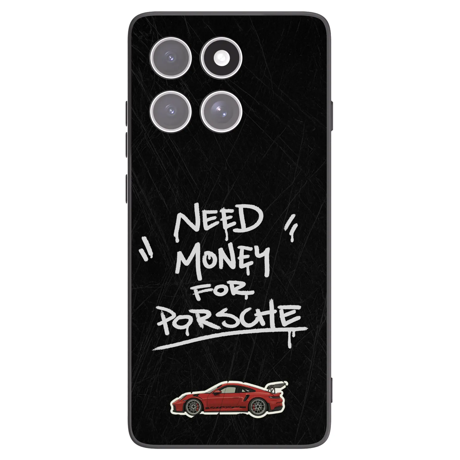 Picasee silikonowe czarne etui na Motorola Edge 60 Fusion - Dark Racer