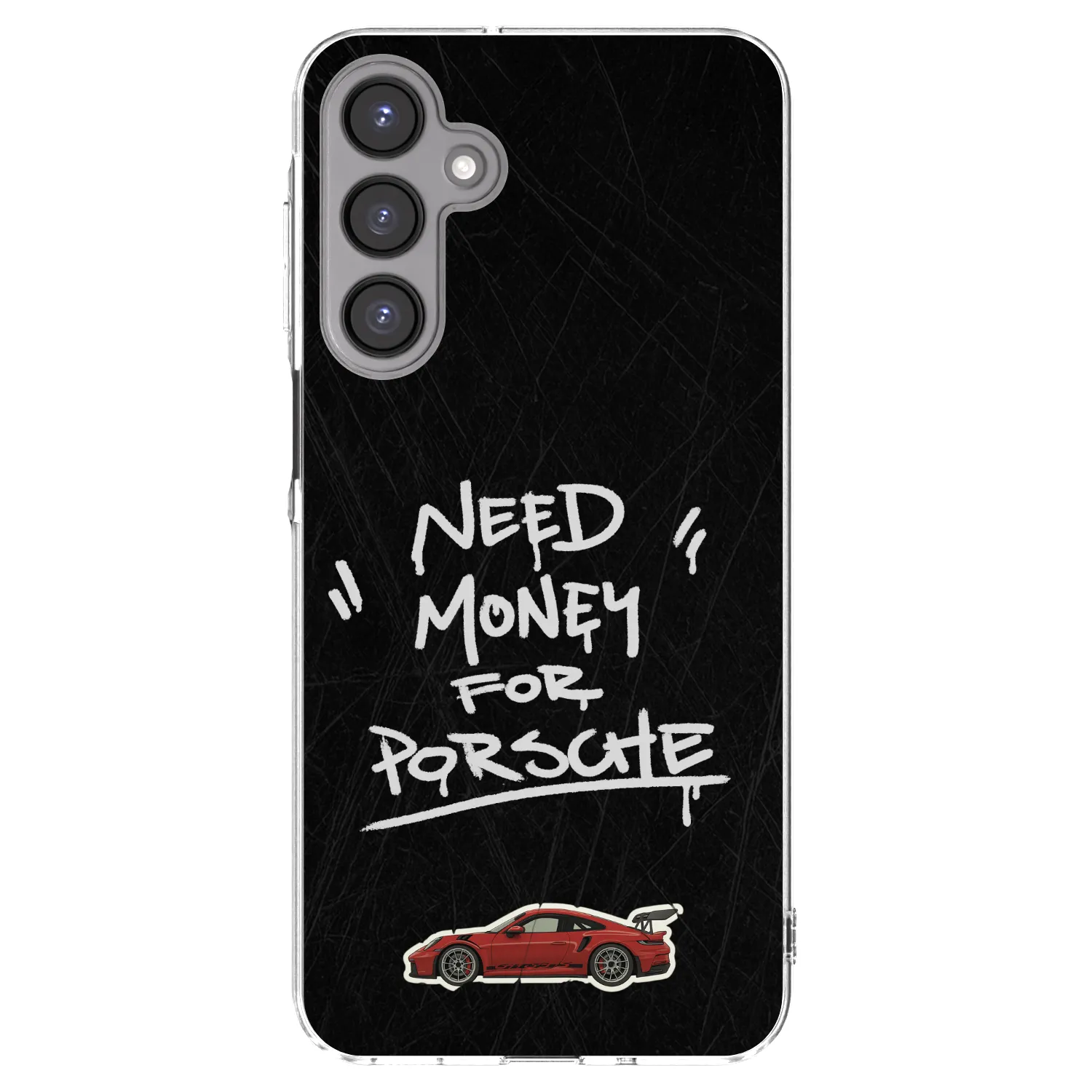 Picasee silikonowe przeźroczyste etui na Samsung Galaxy A16 4G - Dark Racer