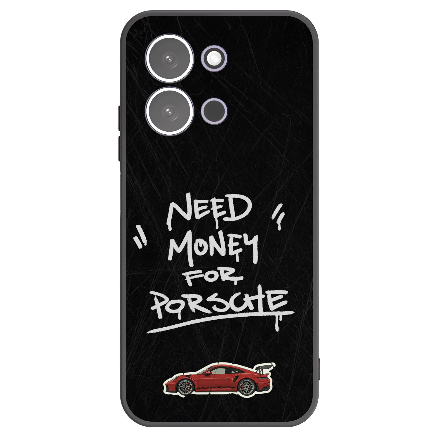 Picasee silikonowe czarne etui na Xiaomi Redmi 15C 5G - Dark Racer