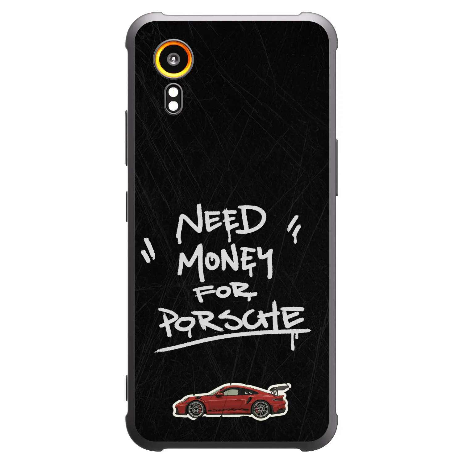 Picasee silikonowe czarne etui na Samsung Galaxy Xcover 7 - Dark Racer