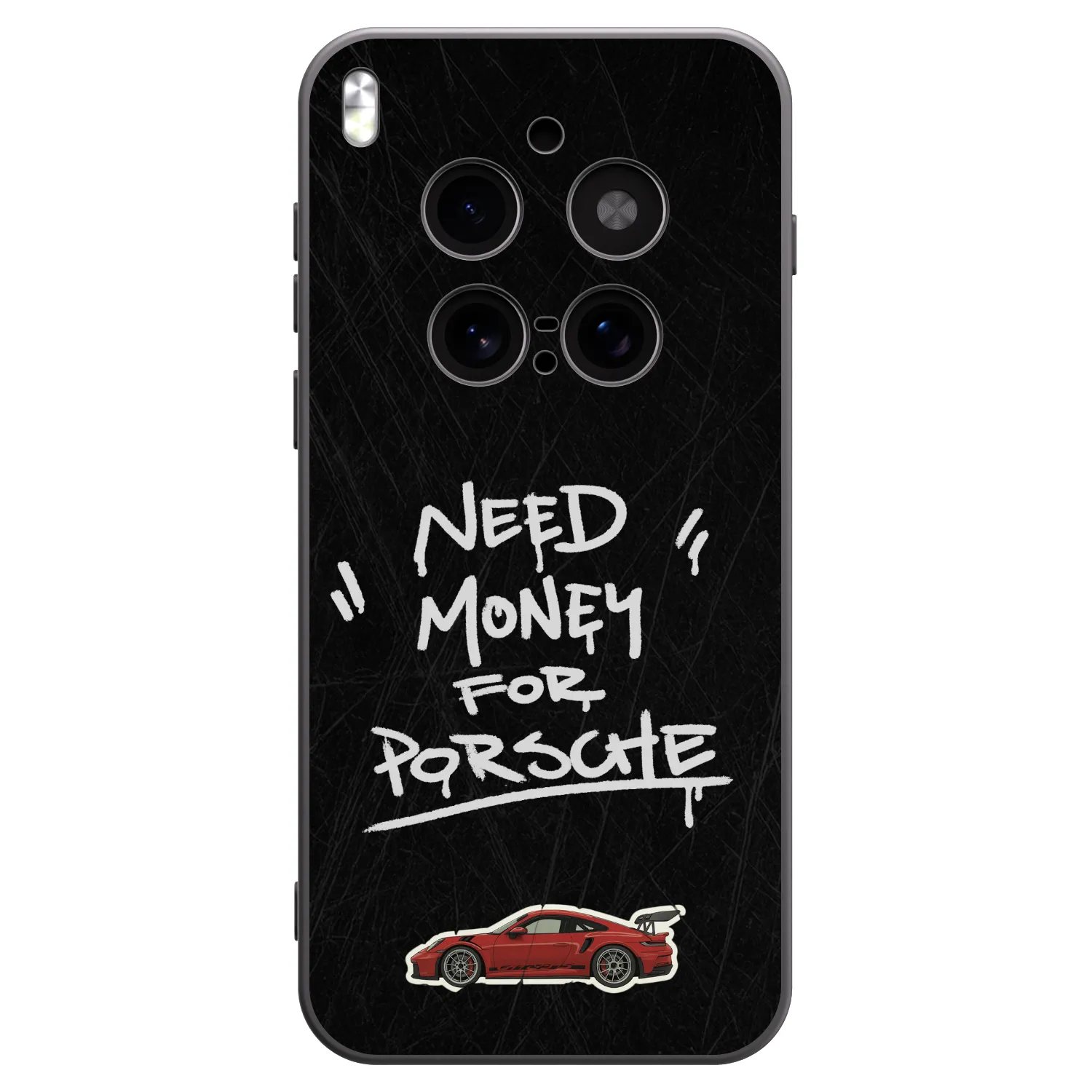 Picasee silikonowe czarne etui na Vivo X300 Pro - Dark Racer