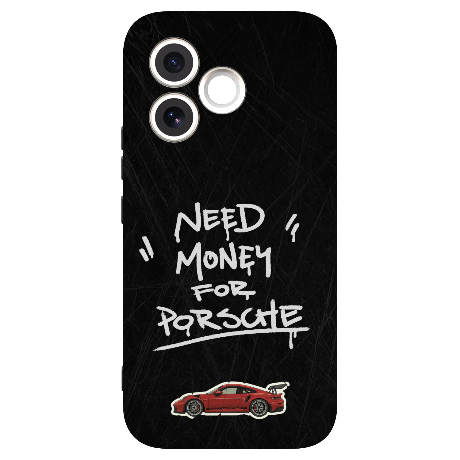 Picasee silikonowe czarne etui na Honor 600 Lite - Dark Racer