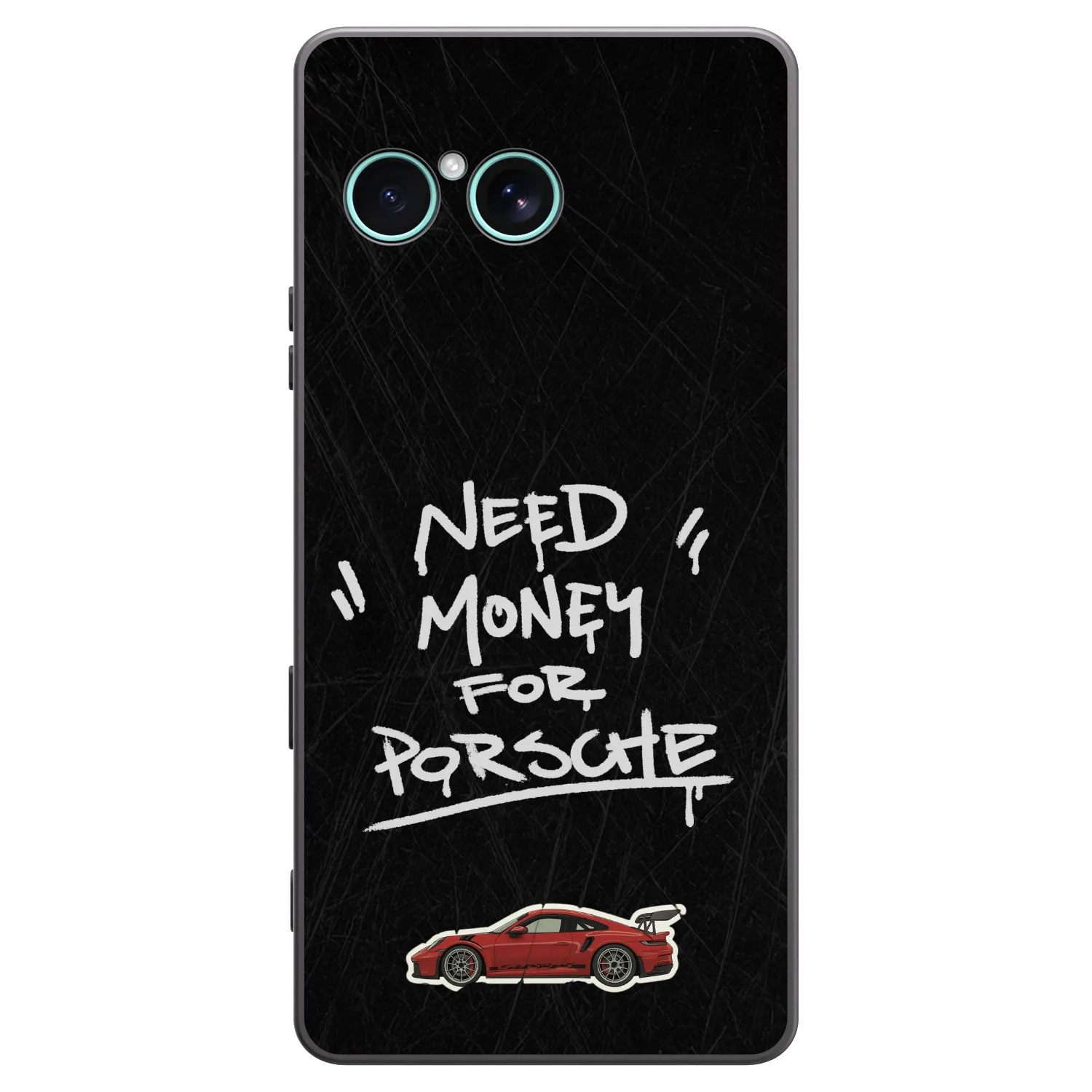 Picasee silikonowe czarne etui na Sony Xperia 10 VII - Dark Racer