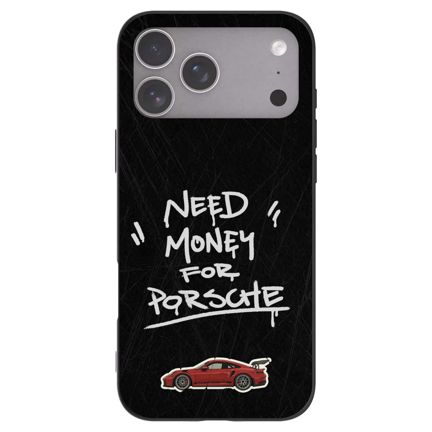 Picasee silikonowe czarne etui na Apple iPhone 18 Pro Max - Dark Racer