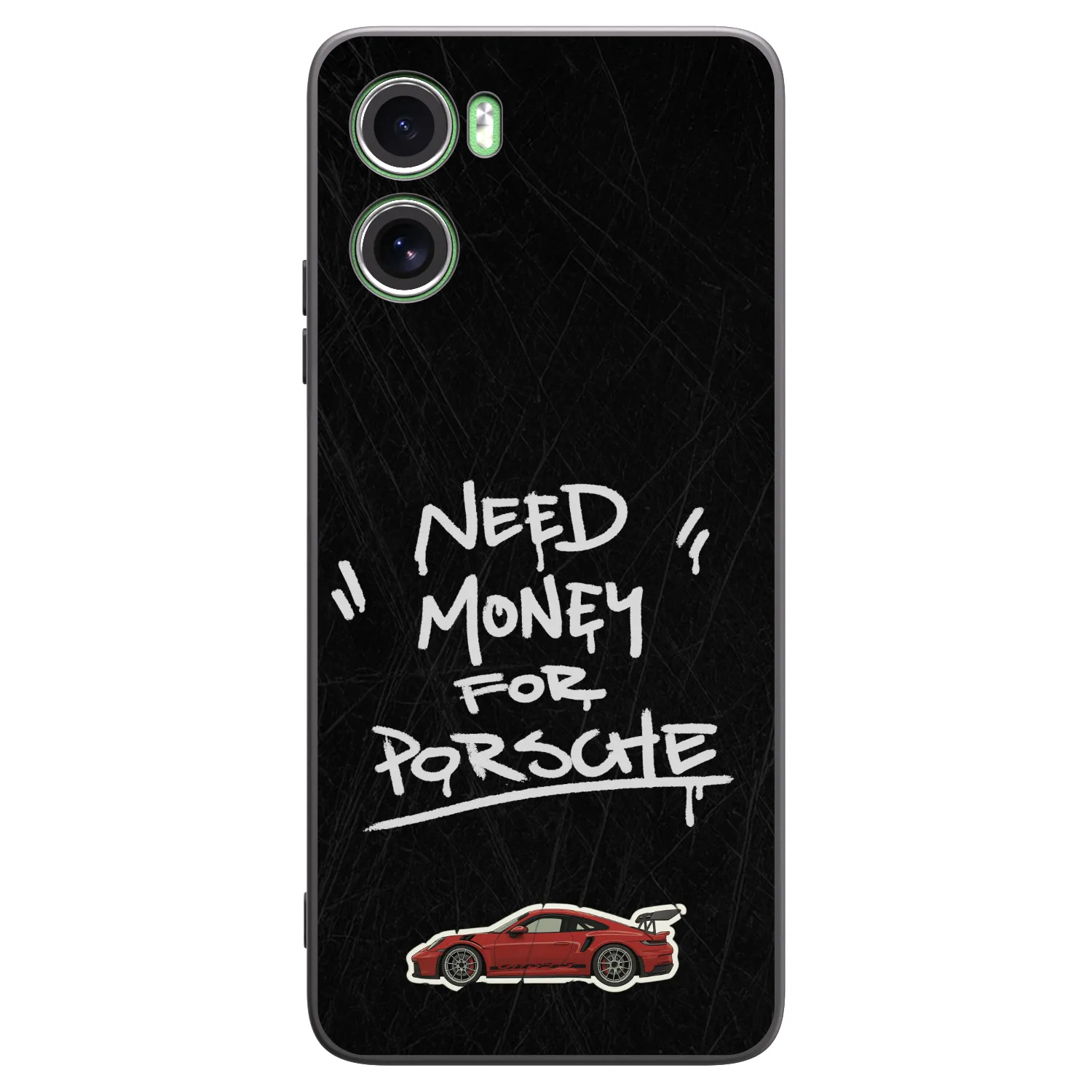 Picasee silikonowe czarne etui na Motorola Moto G06 - Dark Racer
