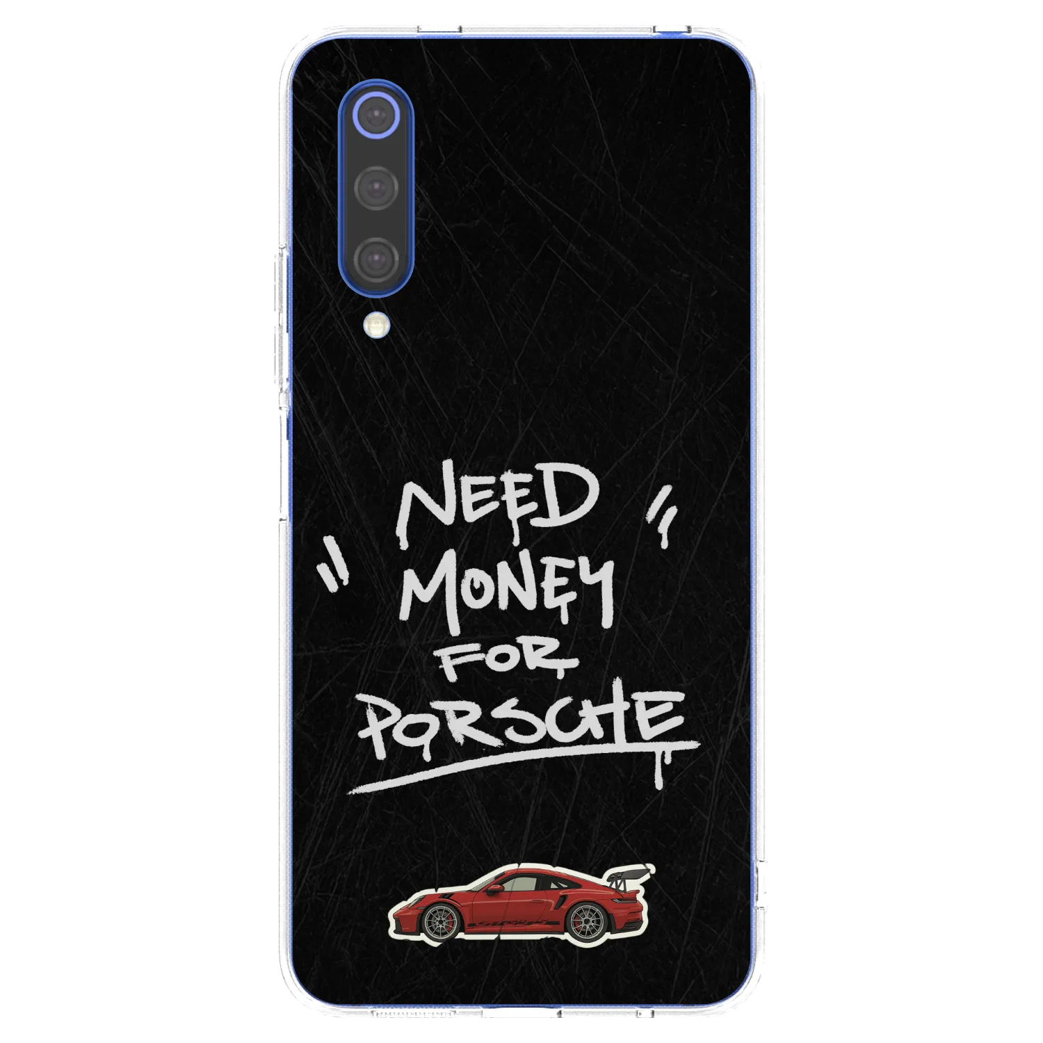 Picasee silikonowe przeźroczyste etui na Xiaomi Mi 9 SE - Dark Racer