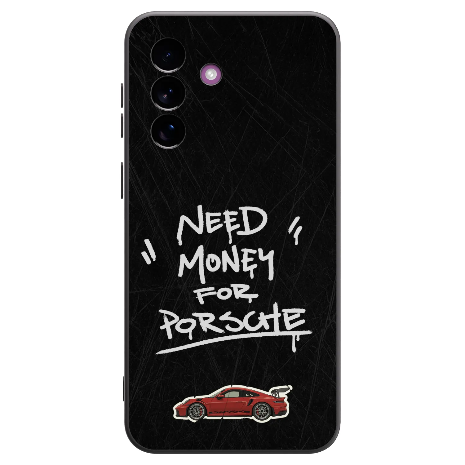 Picasee silikonowe czarne etui na Samsung Galaxy A37 - Dark Racer