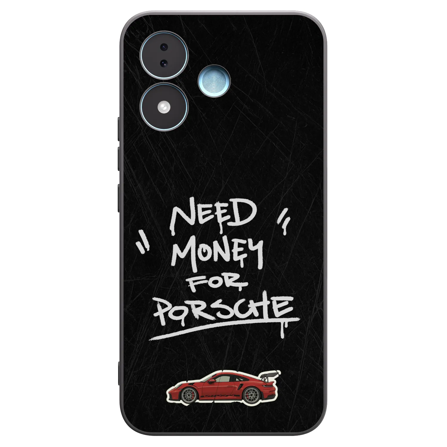 Picasee silikonowe czarne etui na Xiaomi Redmi Note 17 5G - Dark Racer