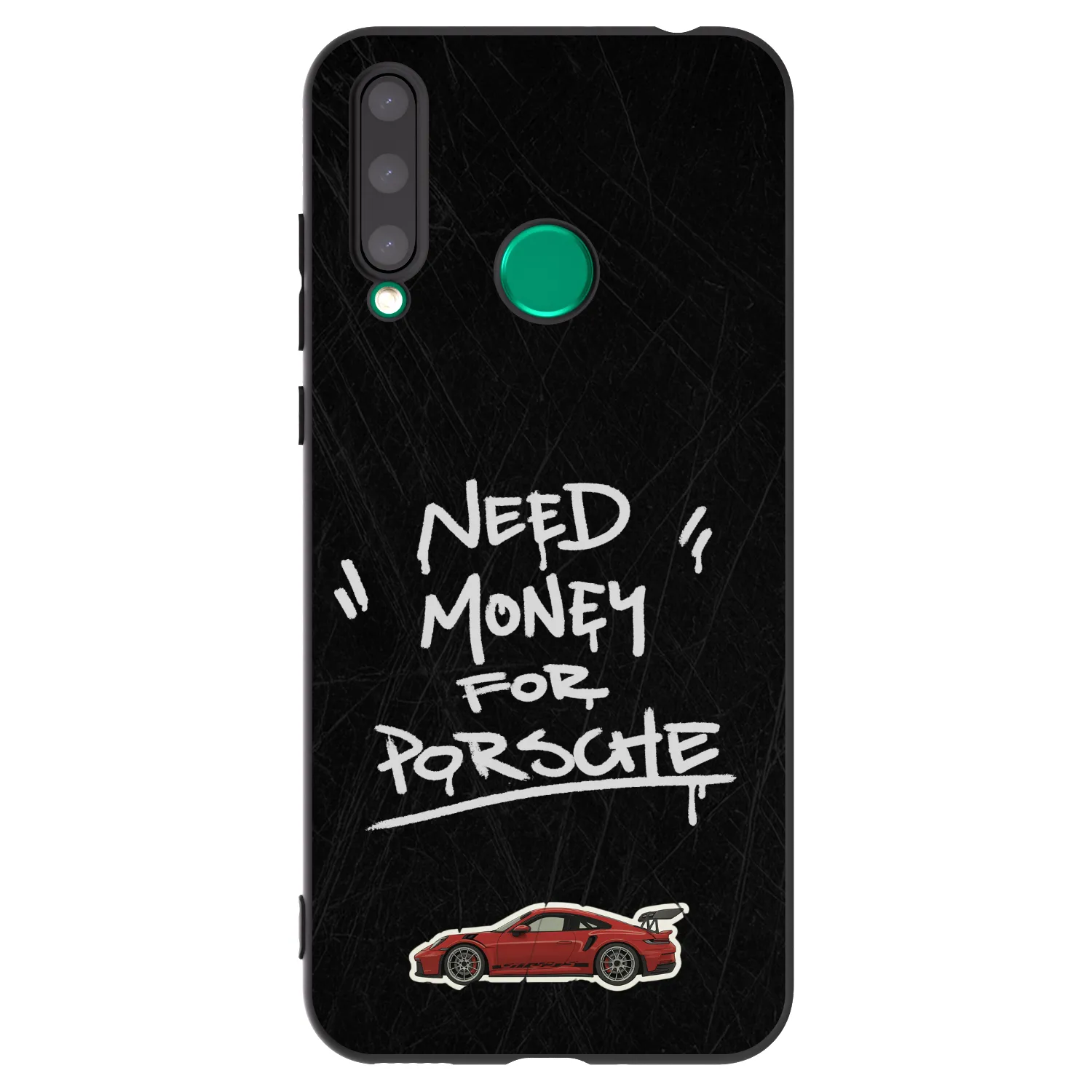 Picasee silikonowe czarne etui na Honor 20 Lite - Dark Racer