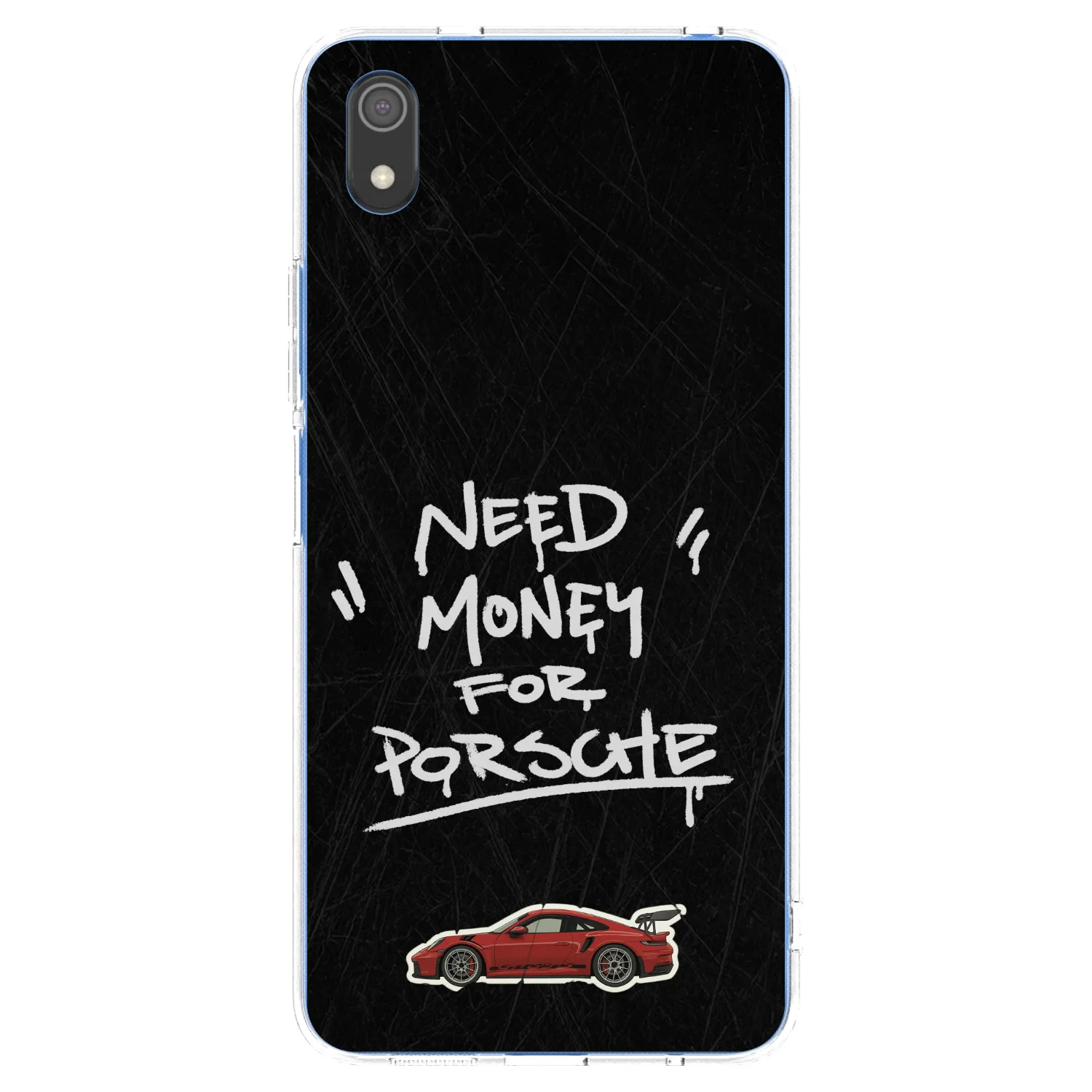 Picasee silikonowe przeźroczyste etui na Xiaomi Redmi 7A - Dark Racer