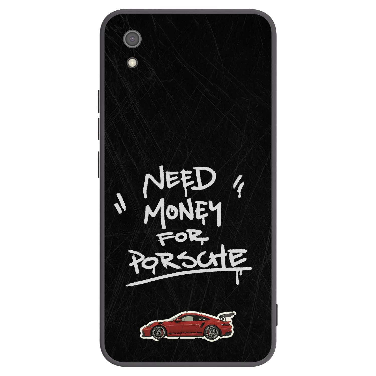 Picasee silikonowe czarne etui na Xiaomi Redmi 7A - Dark Racer