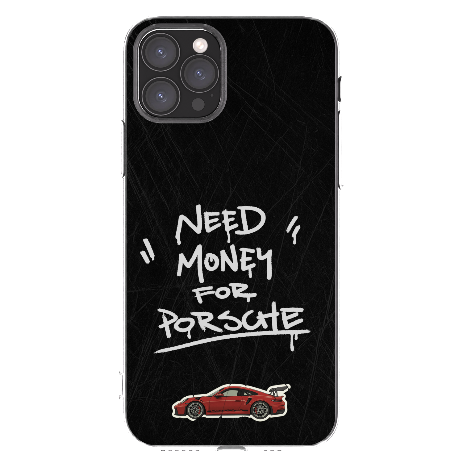 Picasee silikonowe przeźroczyste etui na Apple iPhone 11 Pro - Dark Racer